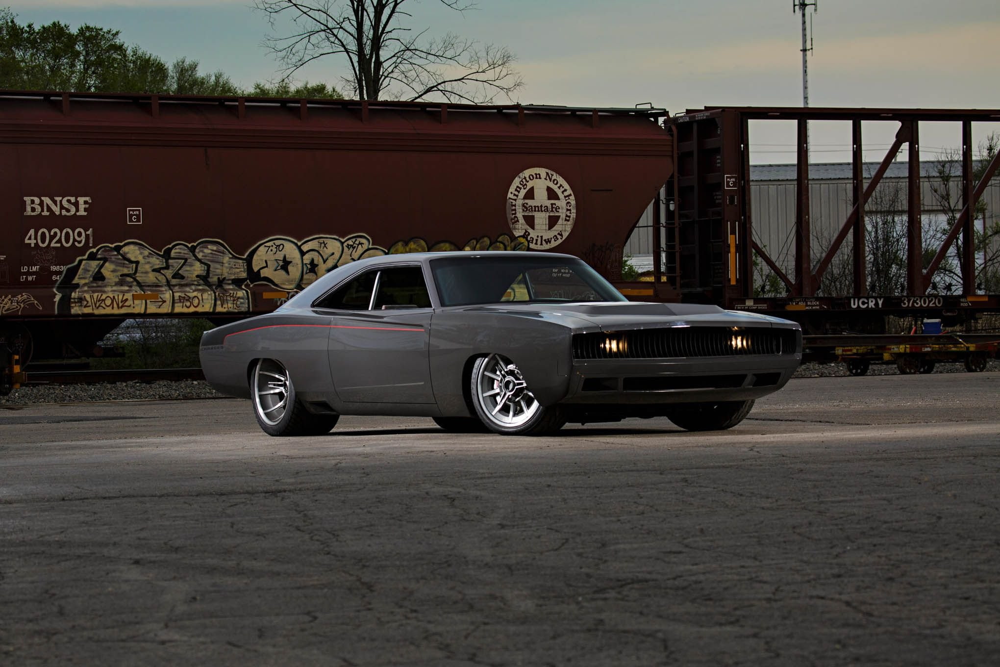 modified, charger, dodge, 1080P, 1968, cars, HD Wallpaper
