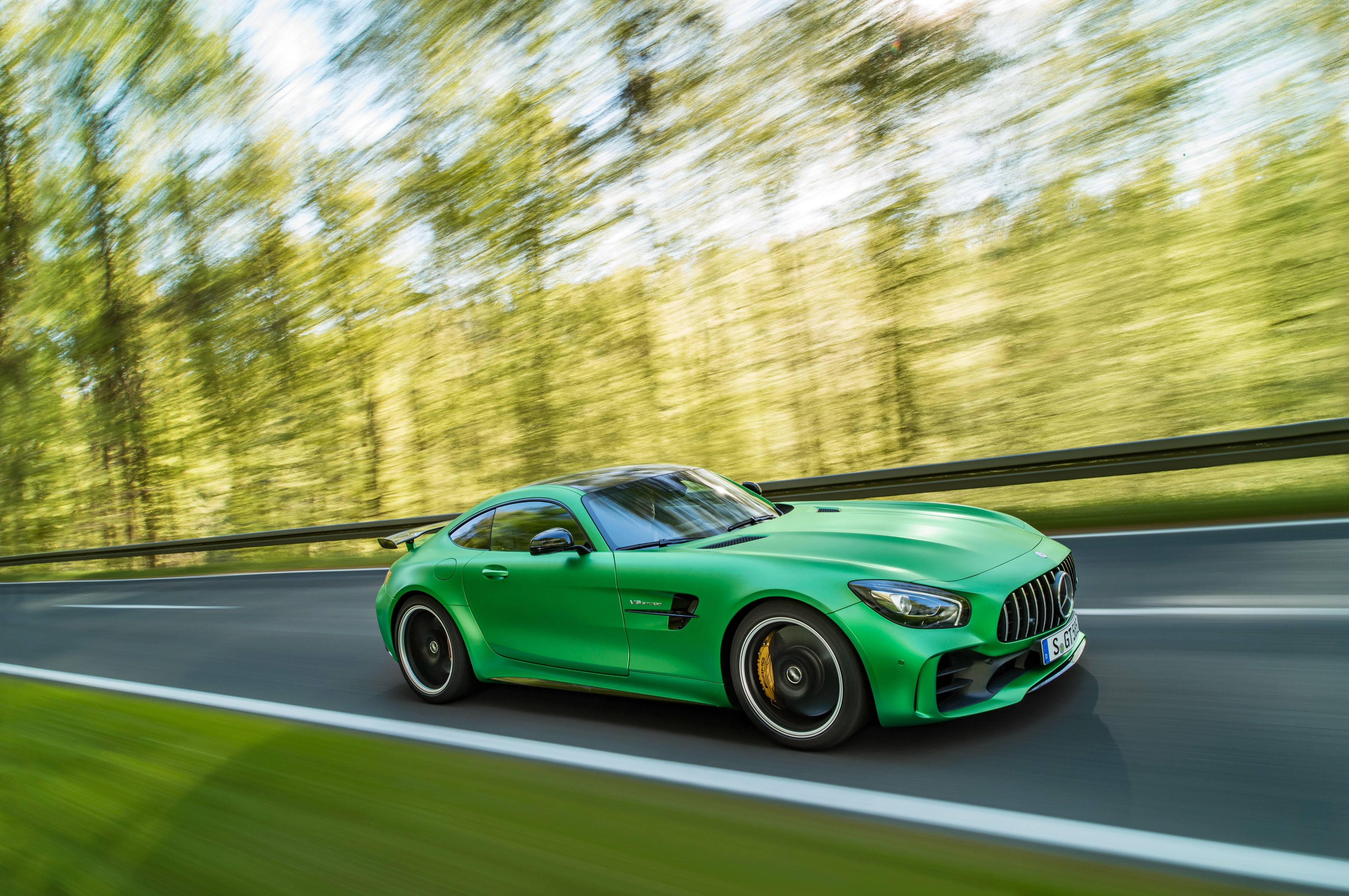 green, Goodwood Festival of Speed 2016, 4K, Mercedes-AMG GT R, HD Wallpaper