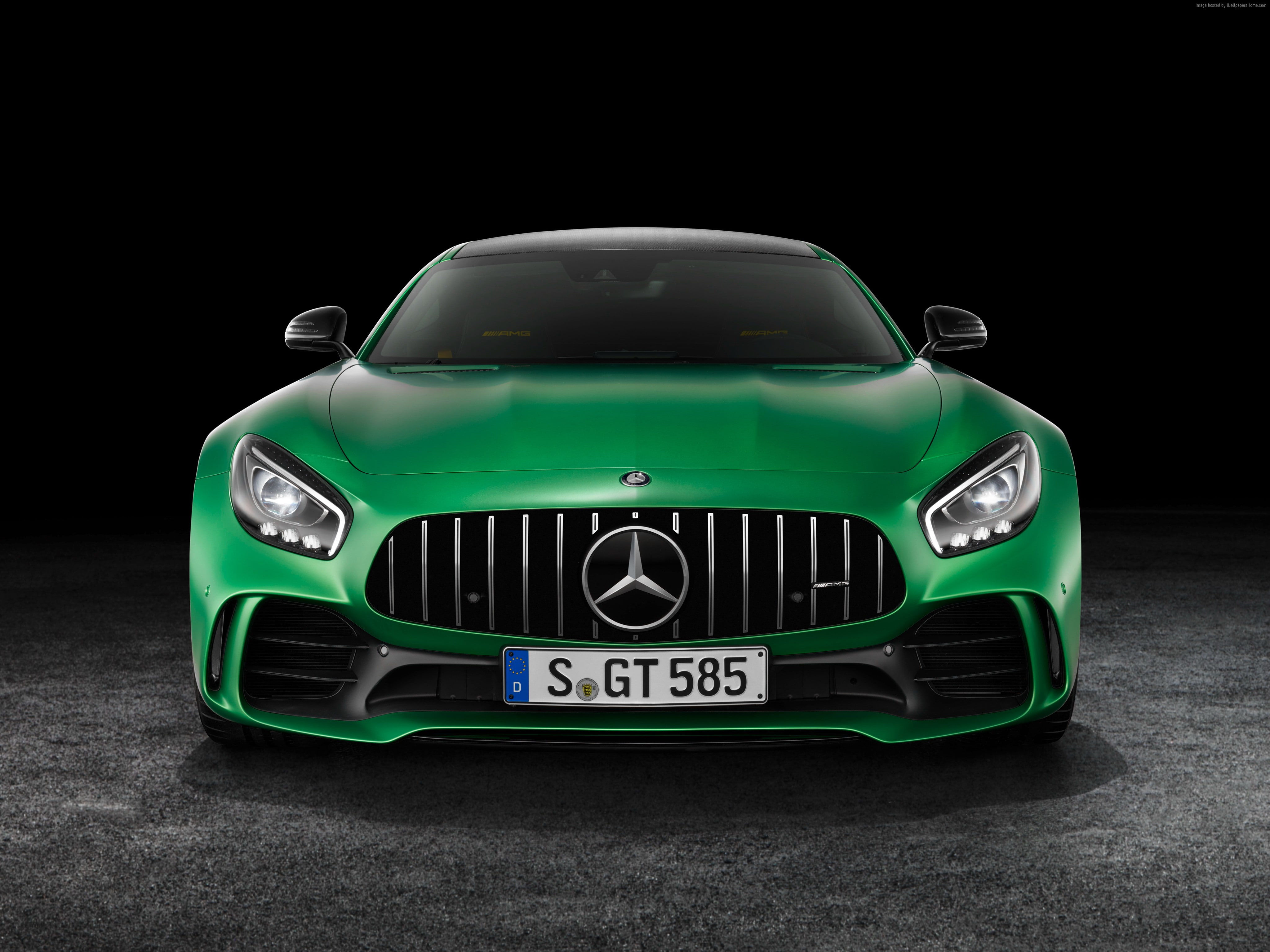 Mercedes-AMG GT R, 4K, green, Goodwood Festival of Speed 2016, HD Wallpaper