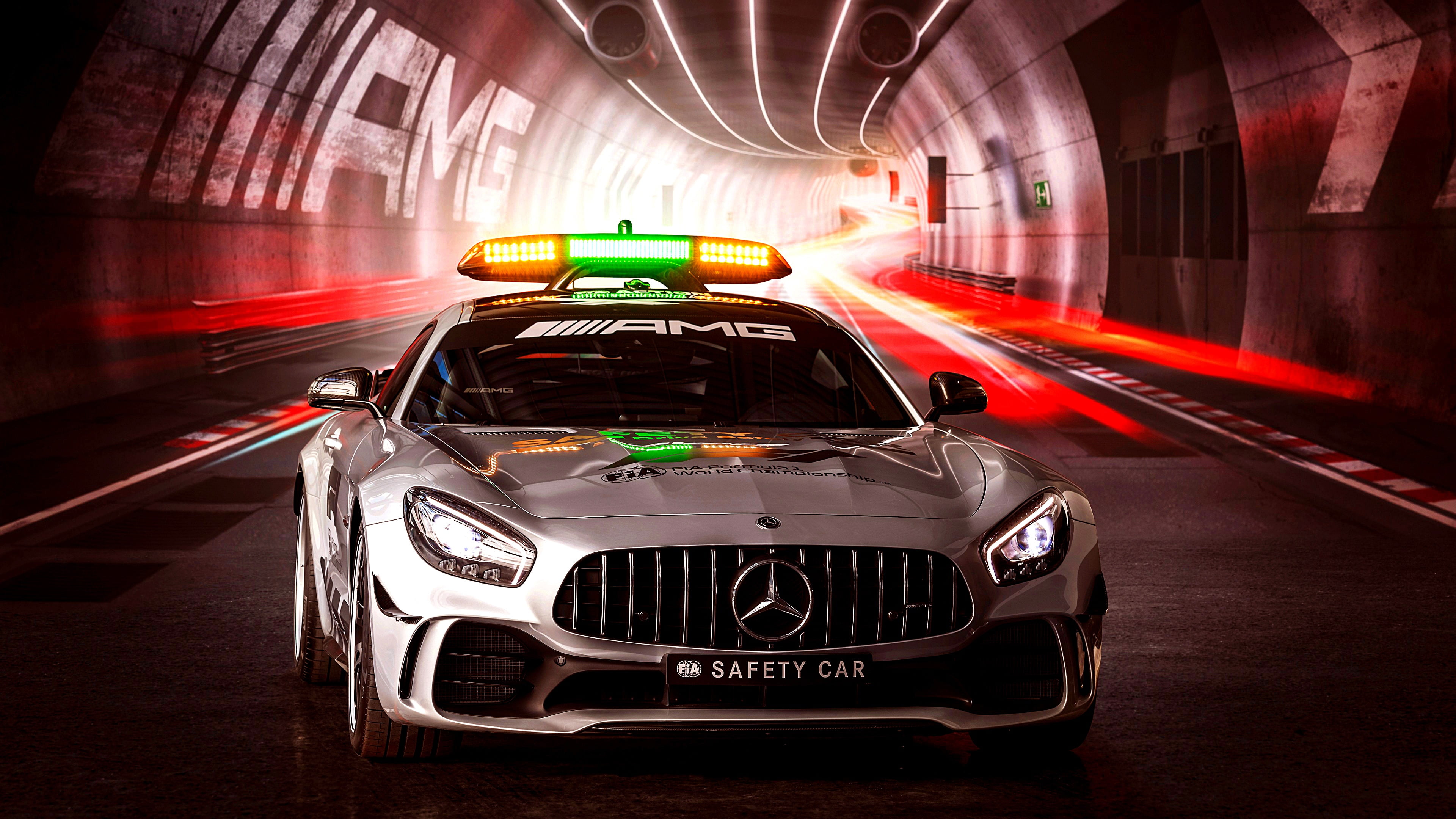 sports car, headlight, vehicle, mercedes amg gt r, luxury car, road, long exposure, speed, street, city, luxury vehicle, tunnel, land vehicle, architecture, HD Wallpaper