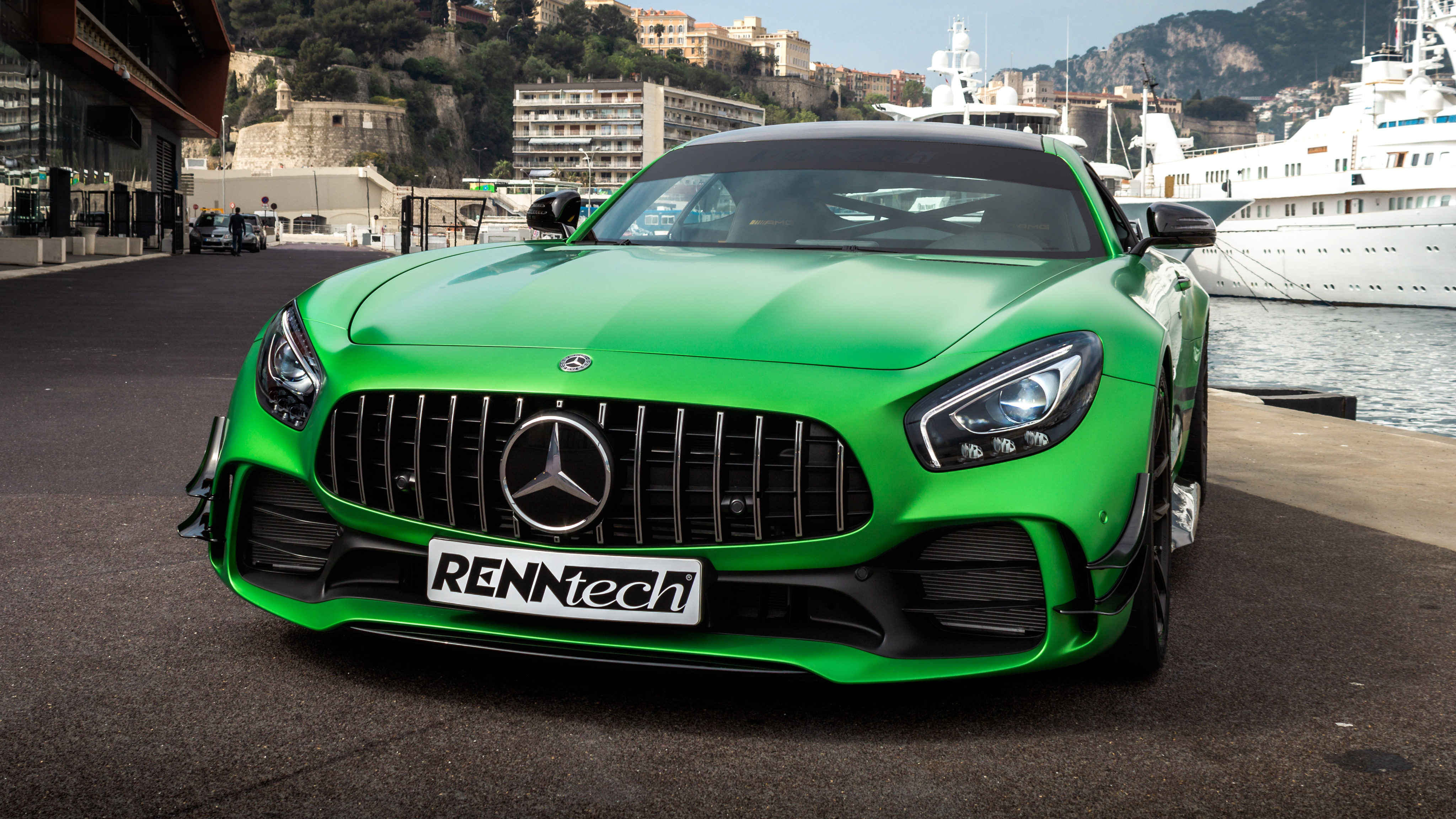 4K, Renntech, Mercedes-AMG GT R, 2018, Custom, 4K, HD Wallpaper