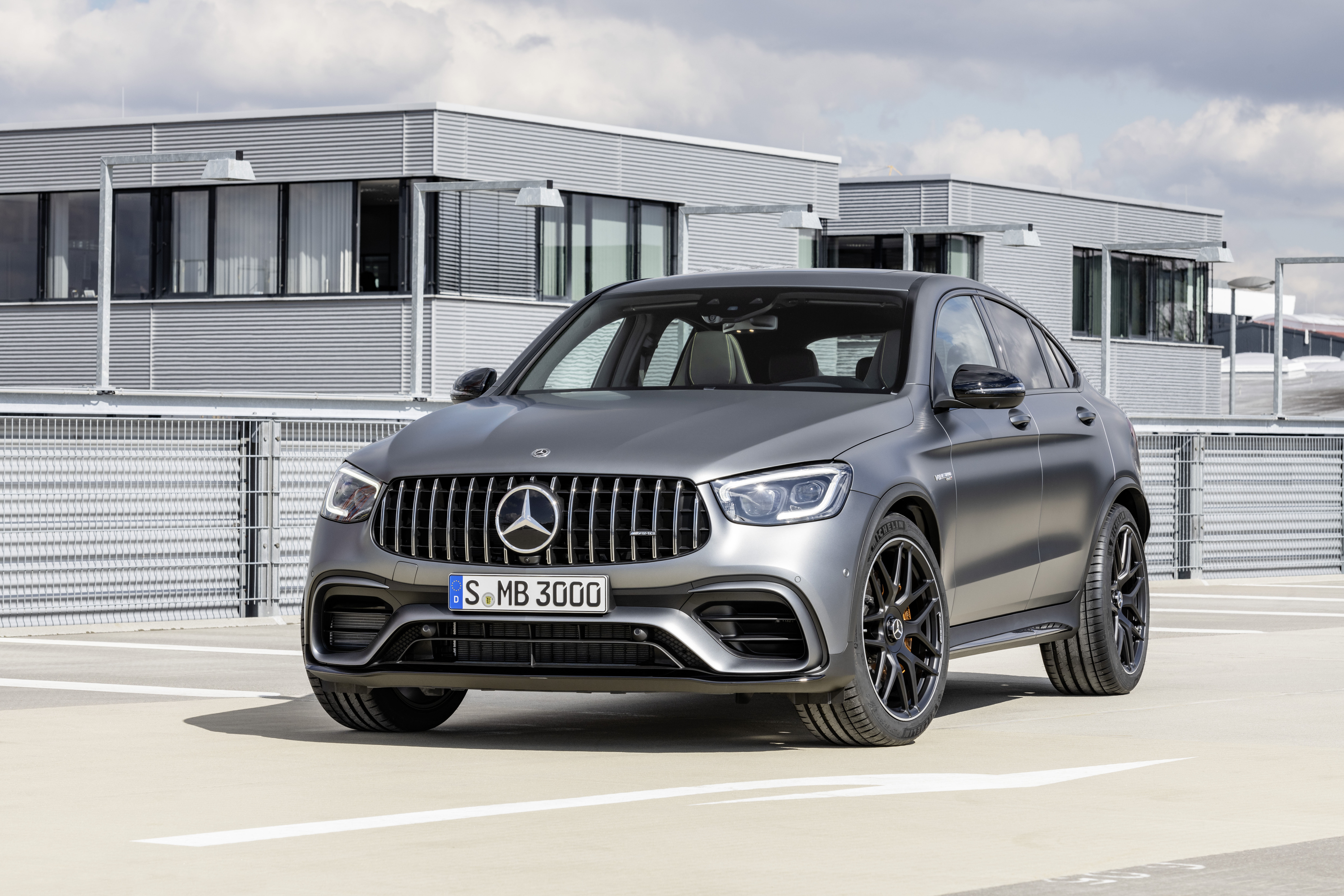 Mercedes-Benz, Car, 8K, Vehicle, Silver Car, Mercedes-AMG, Mercedes-AMG GLC 63 S, SUV, Mercedes-Benz GLC-Class, HD Wallpaper