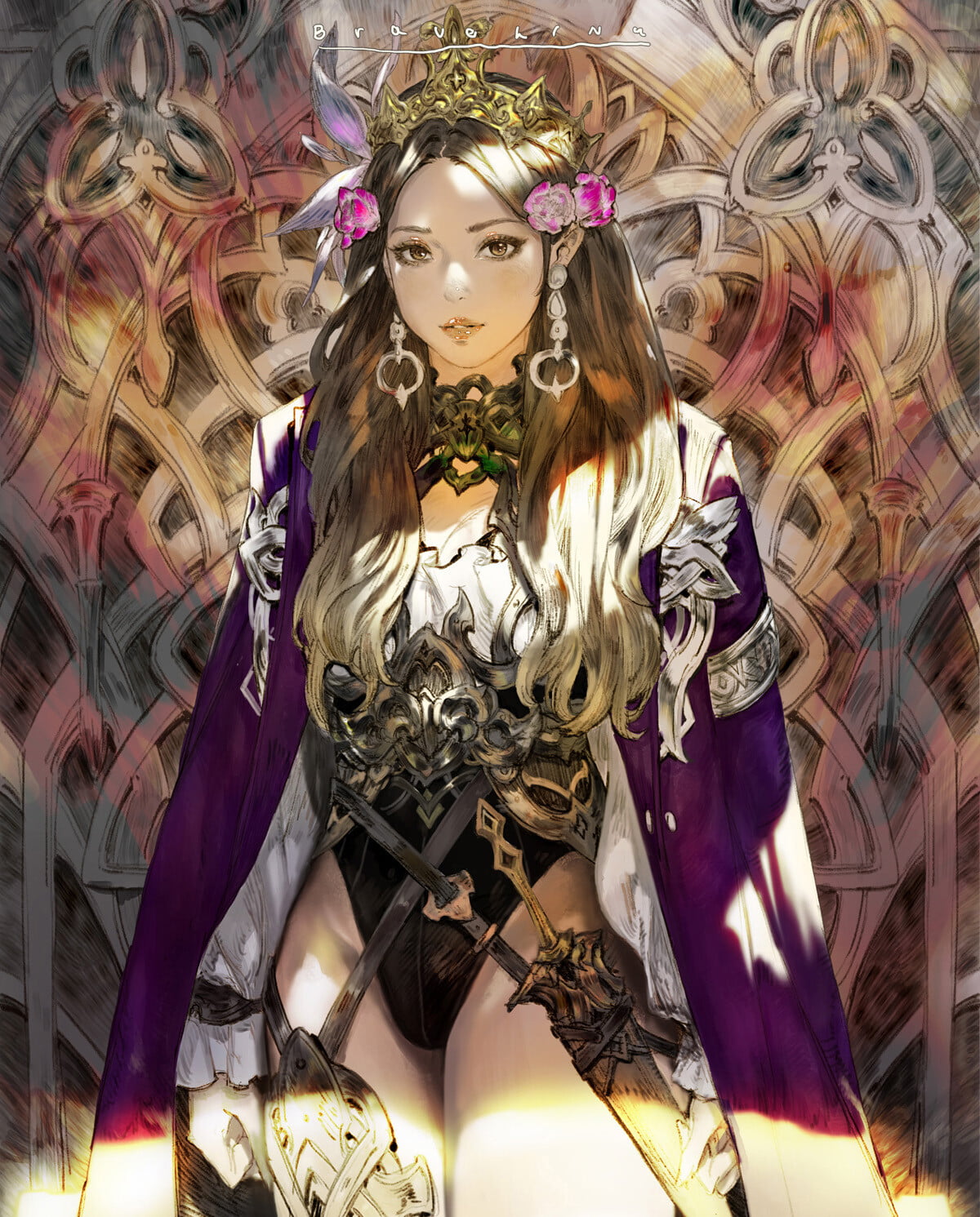 anime, Braveking, anime girls, 720P, fantasy girl, fantasy art, digital art, Phone HD Wallpaper