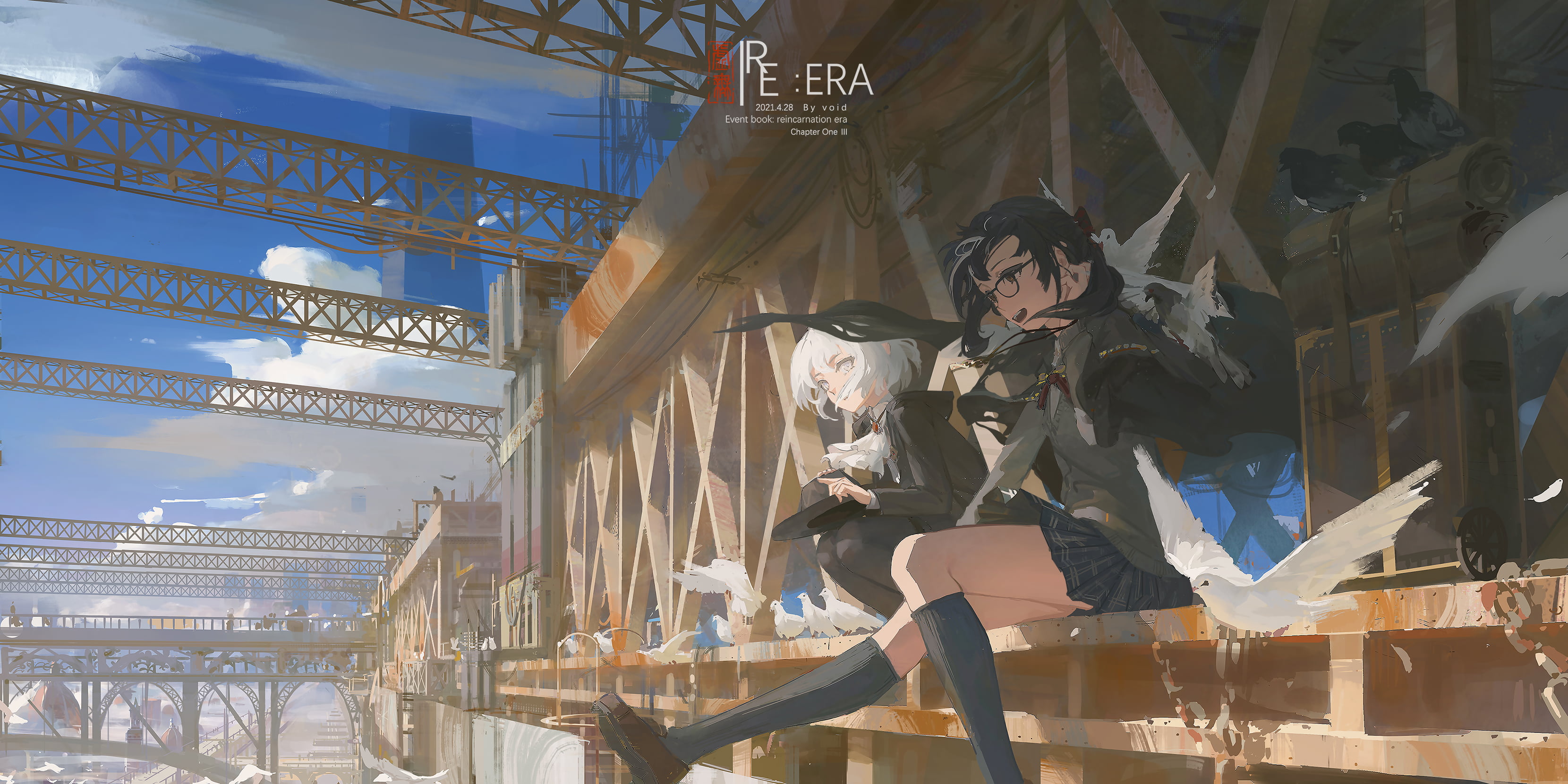 void_0, 2K, anime, anime girls, HD Wallpaper