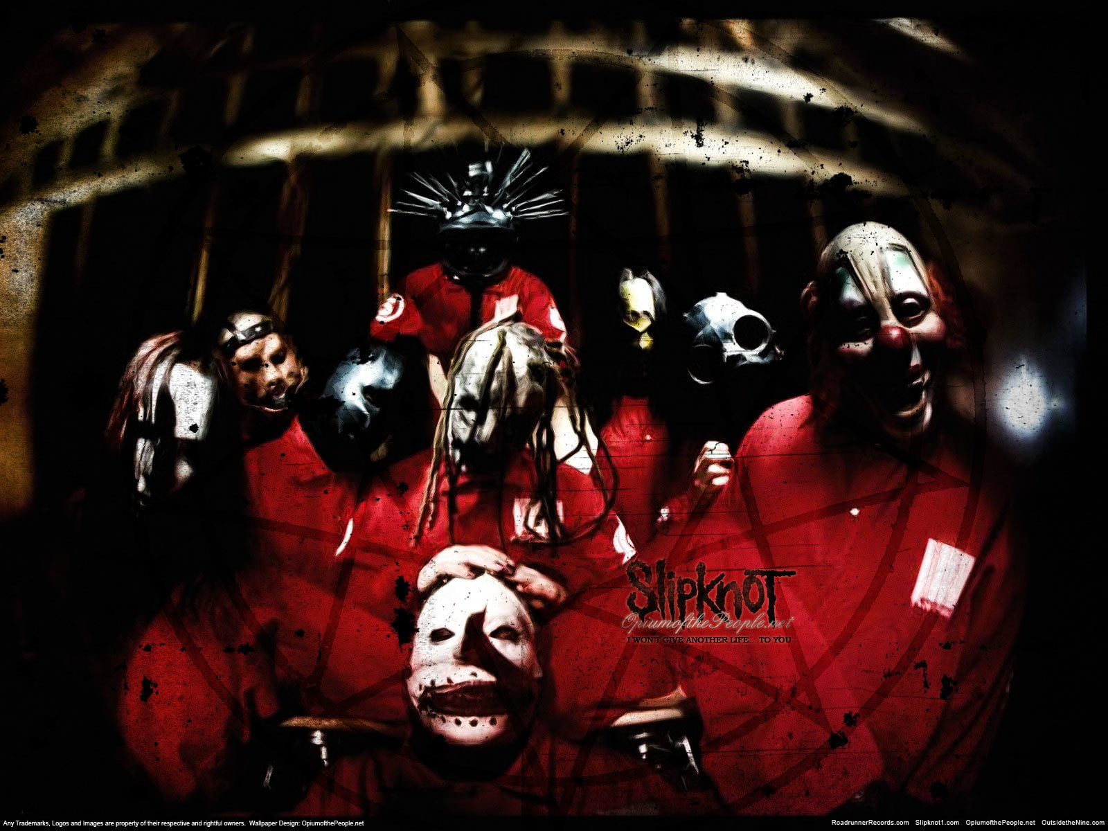halloween, 720P, costume, horror, men, Heavy Metal, Industrial Metal, Slipknot, dark, spooky, Band (Music), indoors, celebration, red, Nu Metal, event, HD Wallpaper