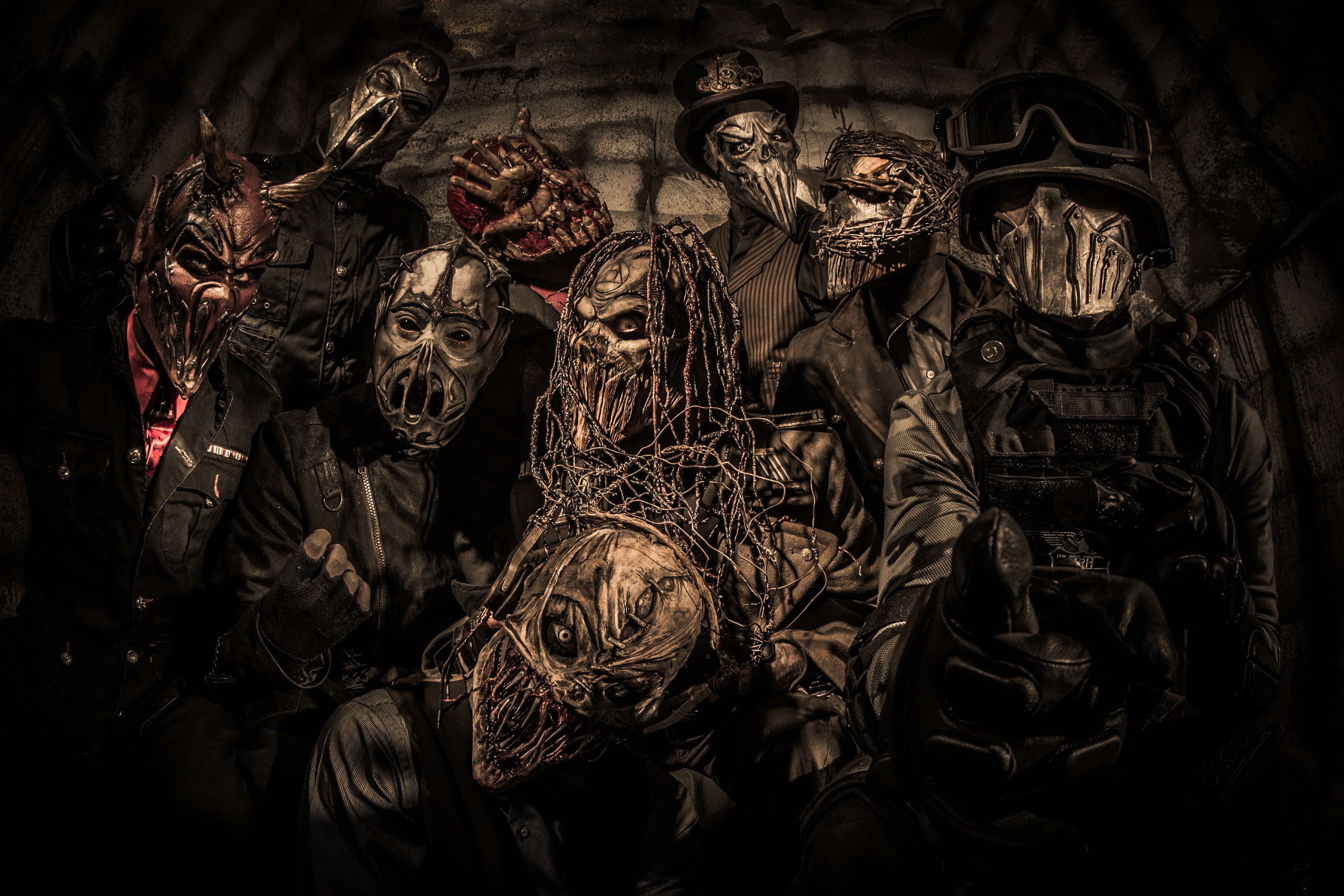 industrial, Metal, heavy, Nu, Mushroomhead, 2K, Dark, Alternative, HD Wallpaper