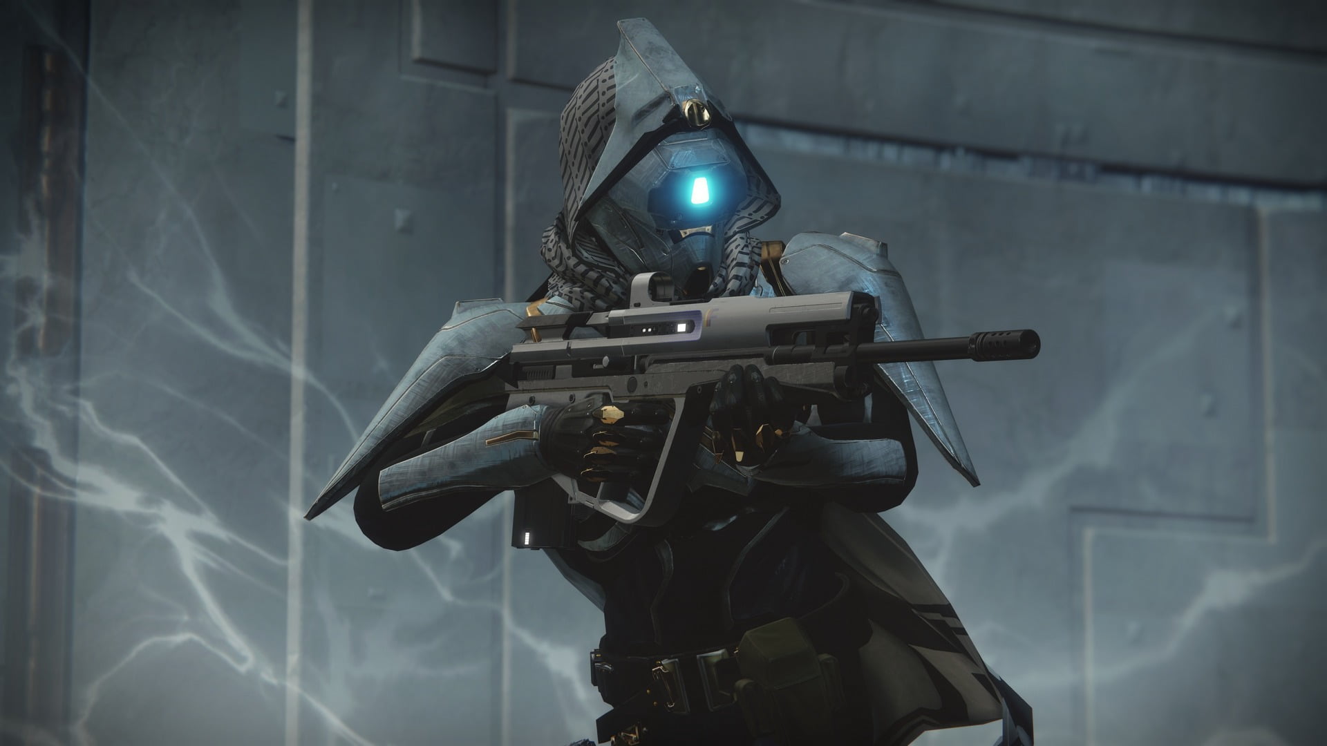 science fiction, video games, soldier, Video Game Heroes, Destiny 2 (video game), weapon, hunter (destiny), 1080P, assault rifle, HD Wallpaper