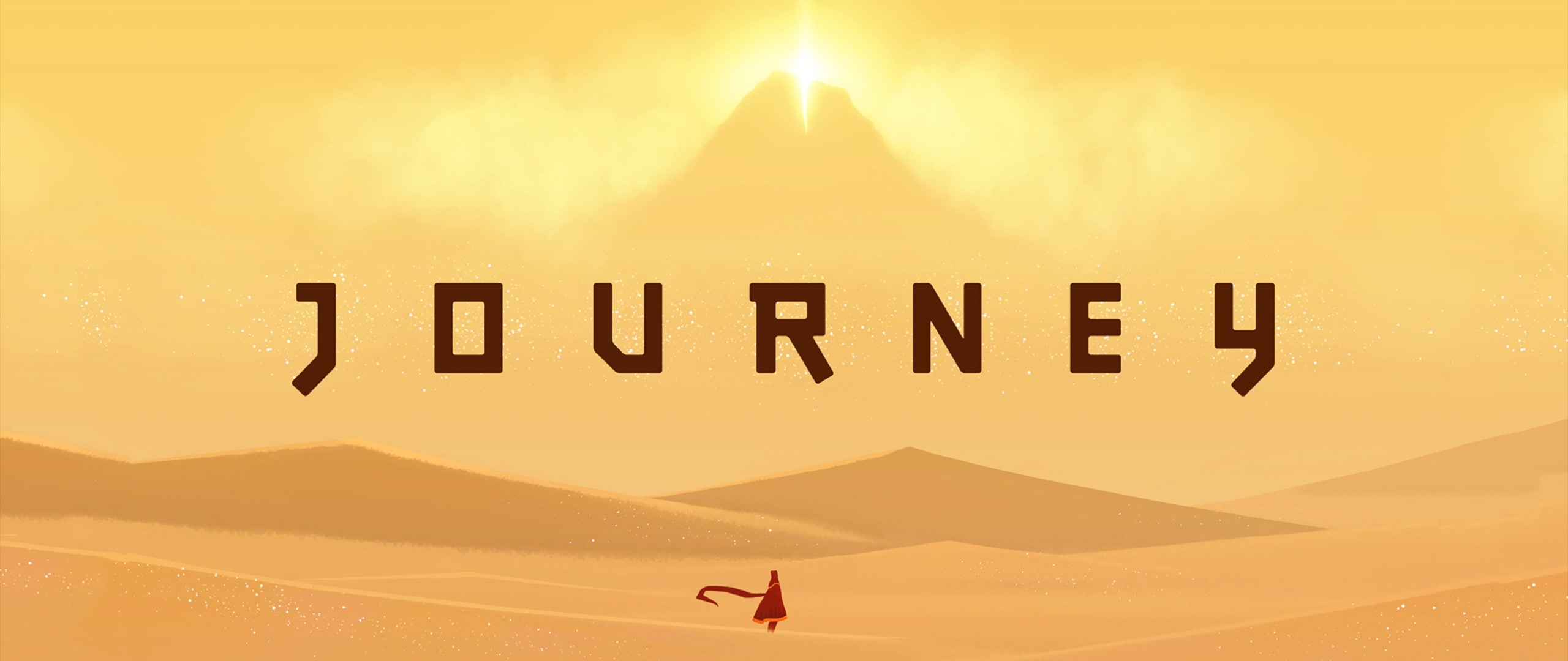 sunset, beauty in nature, sign, video games, cold temperature, digital composite, mountain, travel destinations, sunlight, silhouette, western script, yellow, HD Wallpaper