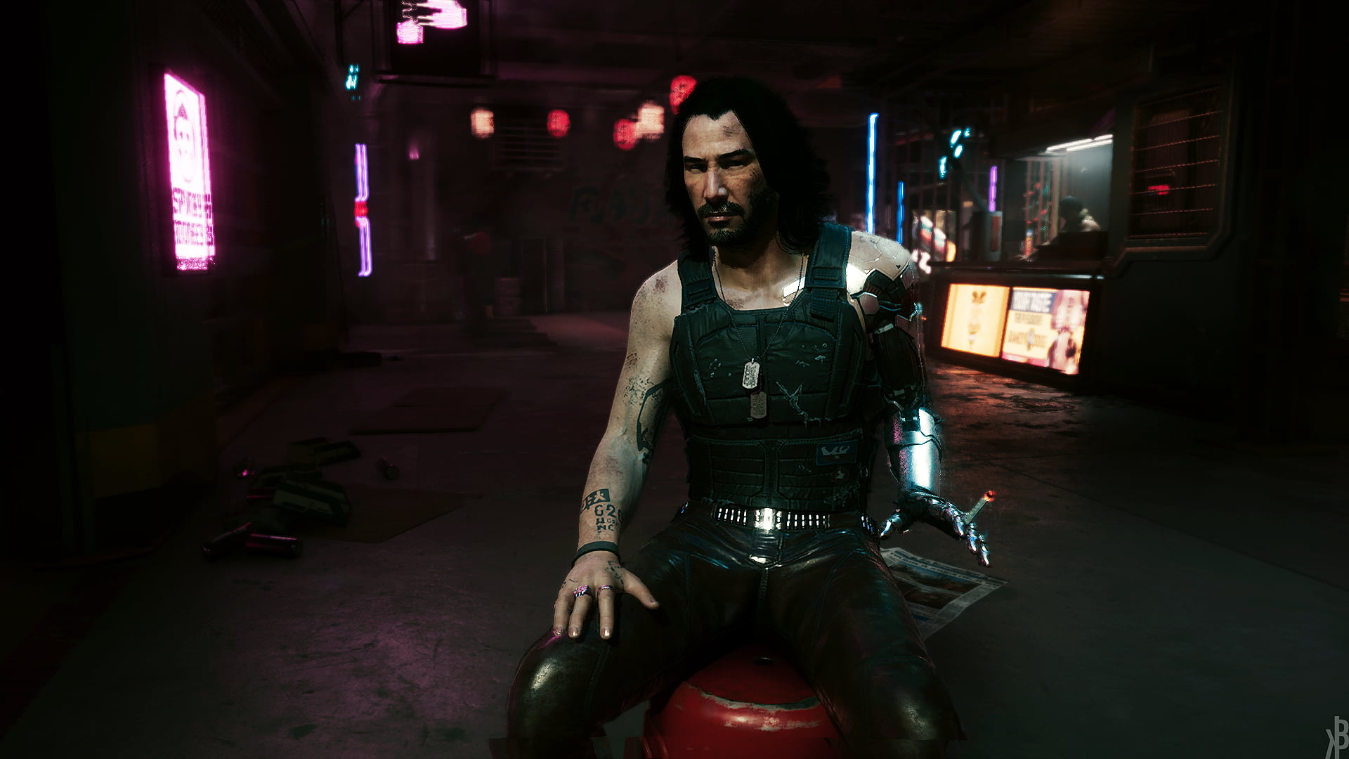 Johnny Silverhand, video games, Cyberpunk 2077, 1080P, cyberpunk, HD Wallpaper