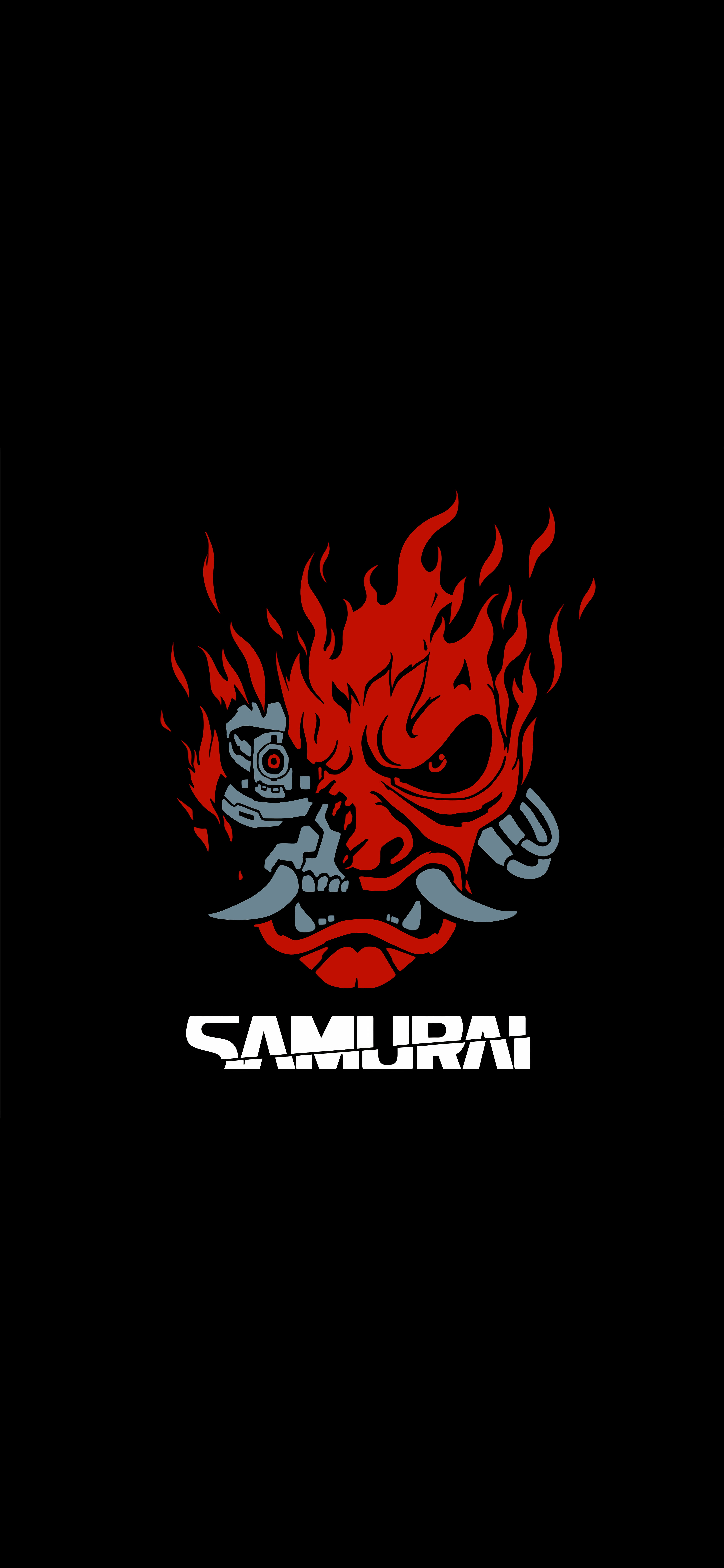 cyberpunk, minimalism, 8K, Johnny Silverhand, Cyberpunk 2077, samurai, Phone HD Wallpaper
