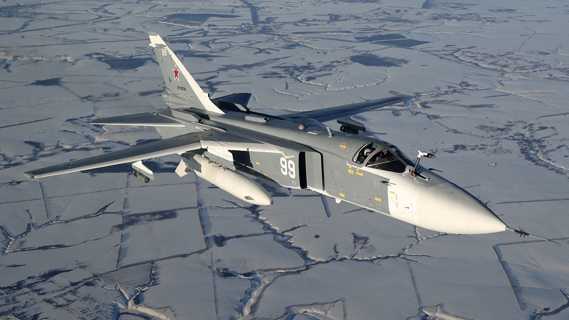 Sukhoi, Su-24M, Russian tactical bomber, Upgraded bomber, Videoconferencing Russia, 1080P, HD Wallpaper