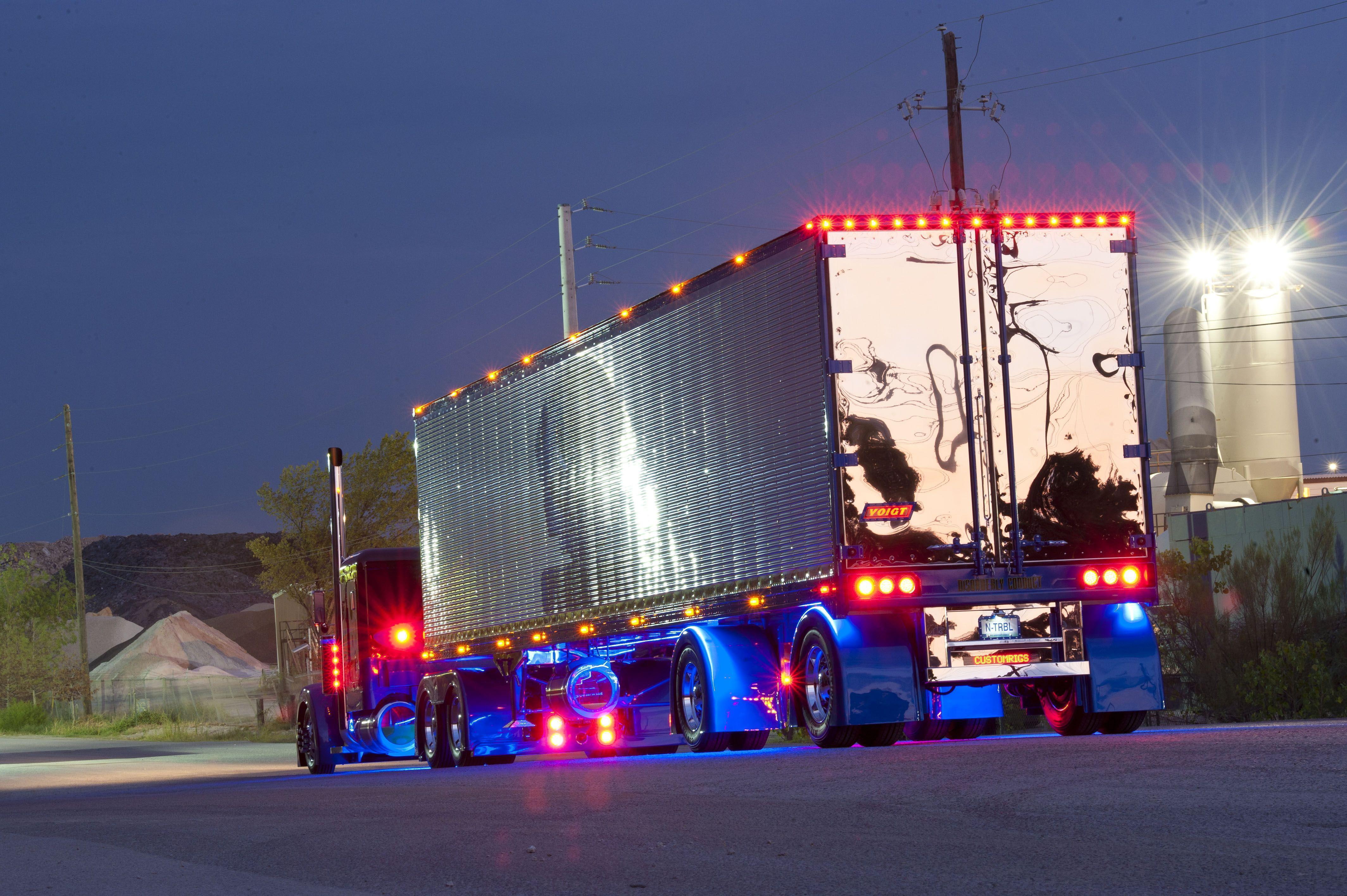 semi, big, rig, transport, truck, transportation, tractor, vehicle, trailer, 4K, HD Wallpaper