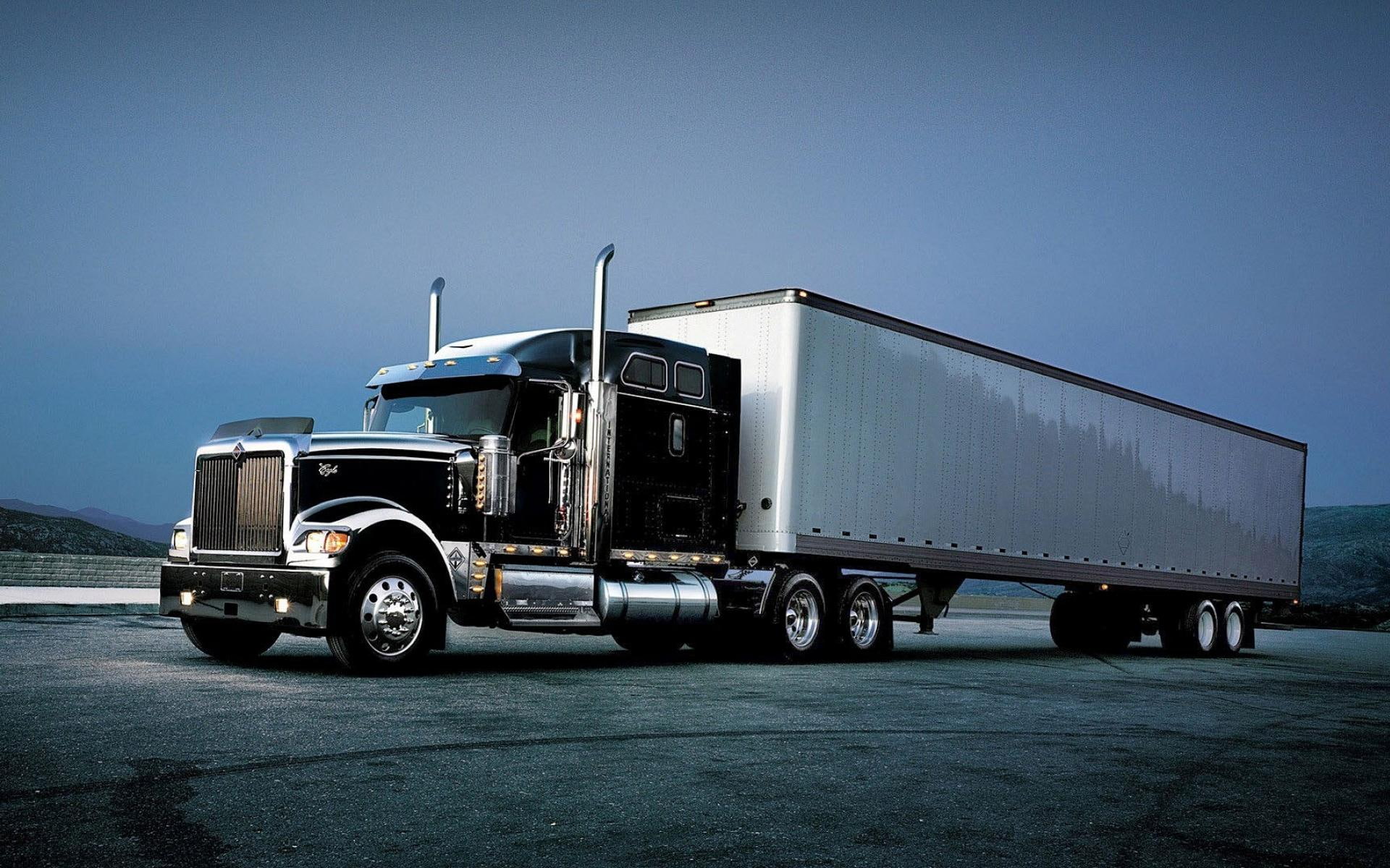 truck, transportation, tractor, 1080P, rig, vehicle, big, semi, trailer, transport, HD Wallpaper
