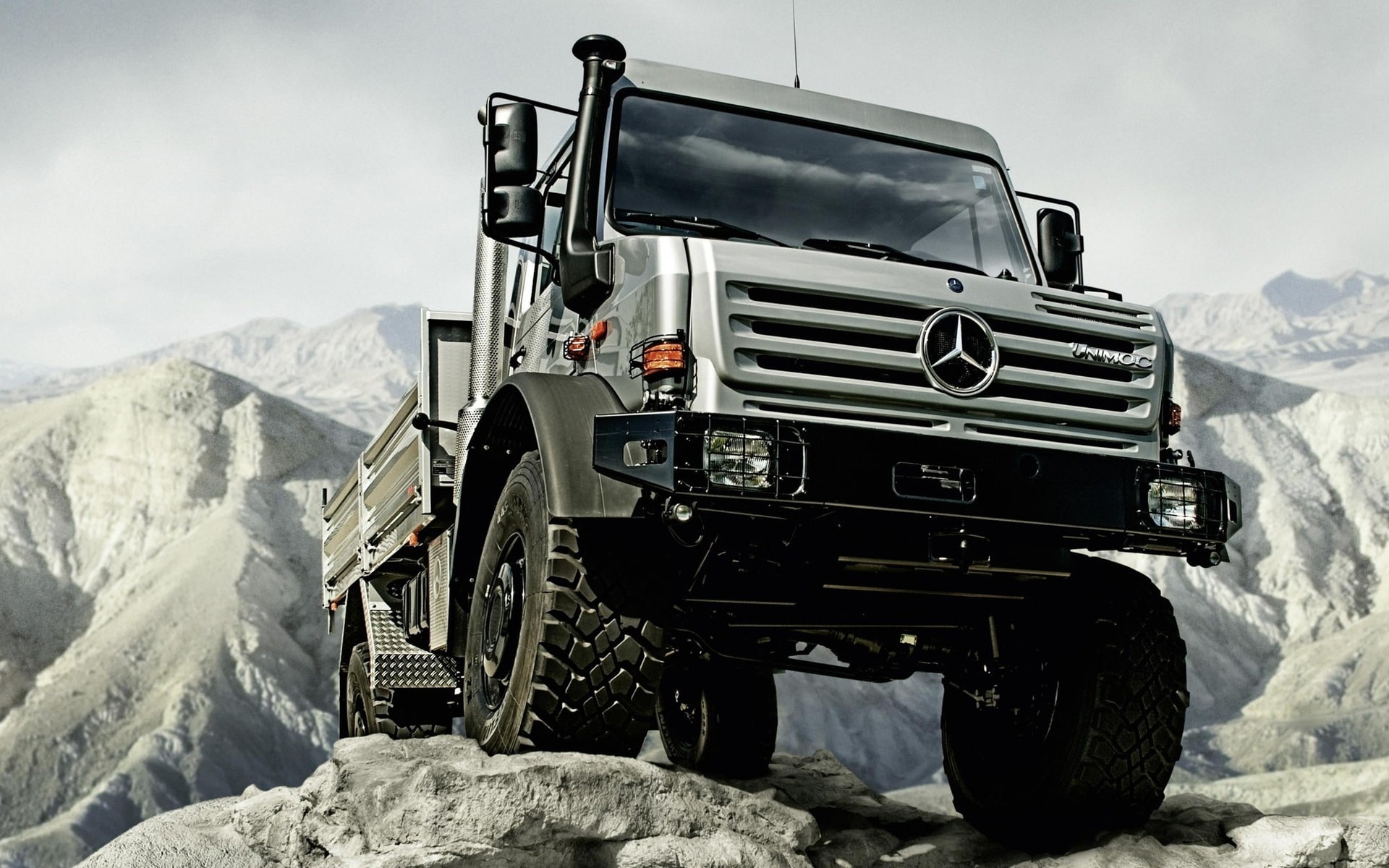truck, 1080P, Mercedes Benz Truck, mercedes, u, benz, unimog, HD Wallpaper