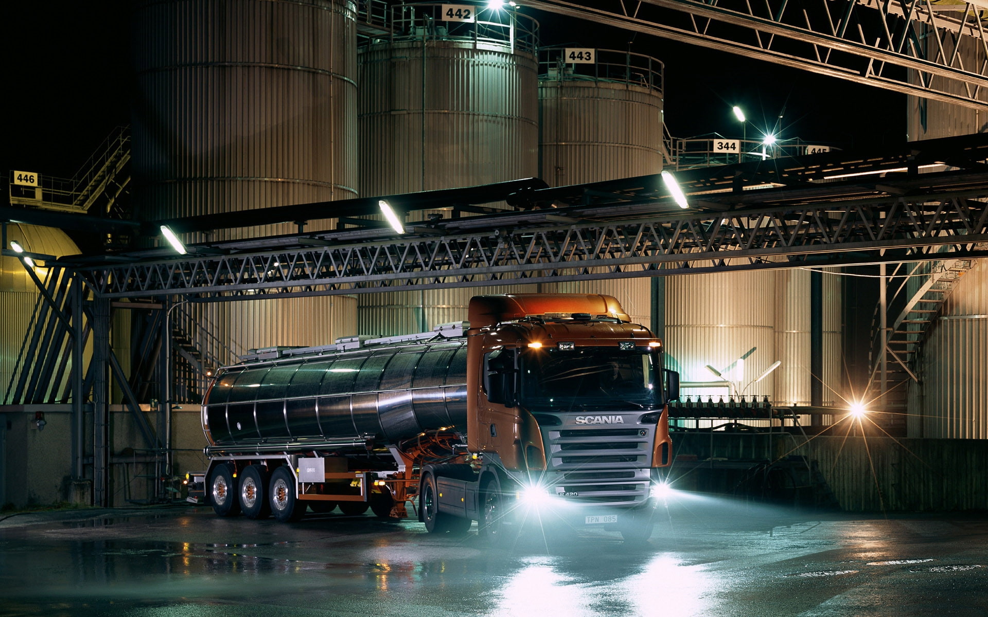 cars, powerful, trucks, 1080P, r, art, truck, HD, Design, Light, scania, HD Wallpaper