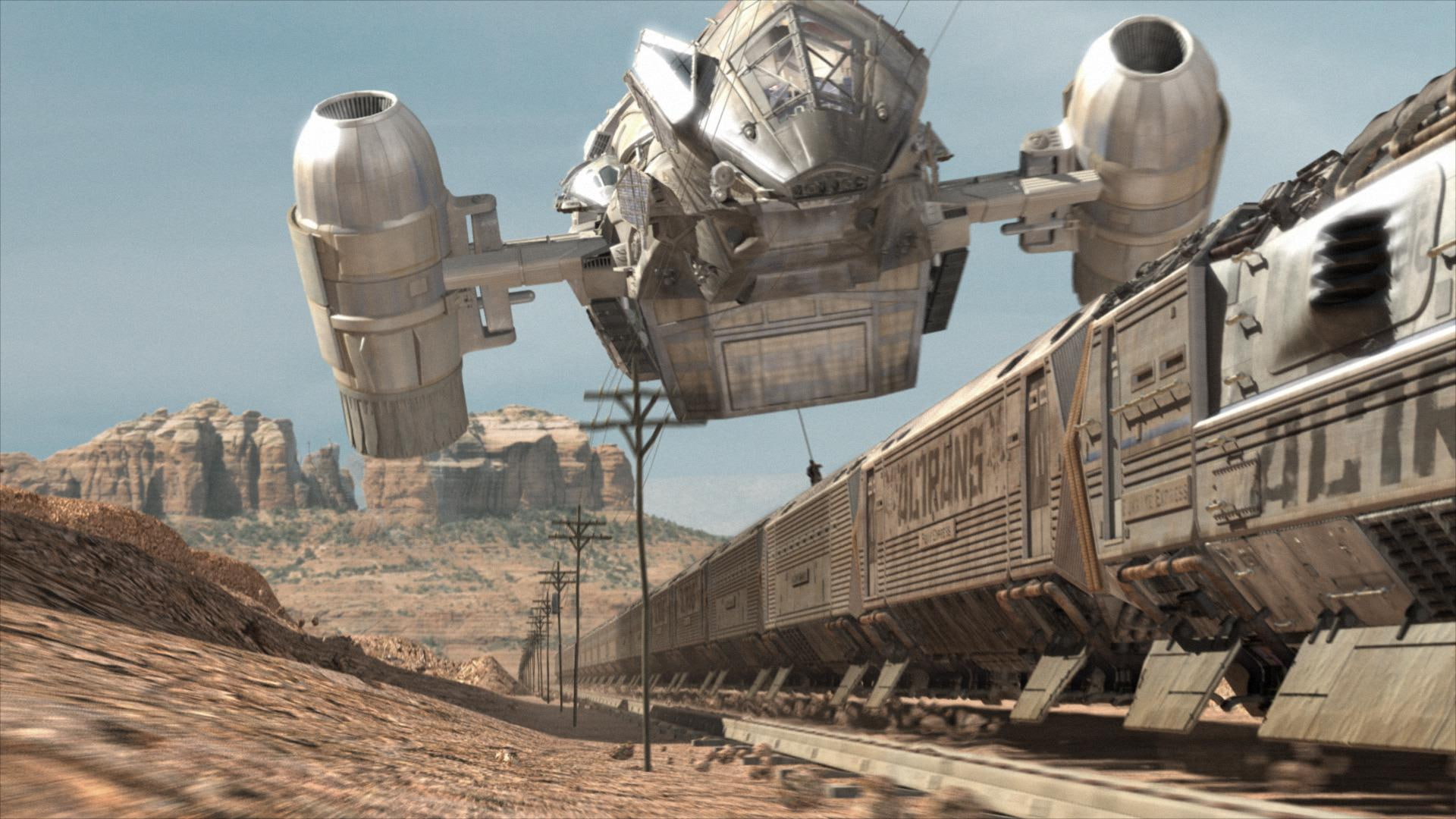 tv shows, spaceship, 1080P, gray, firefly, 1920x1080, train, HD Wallpaper