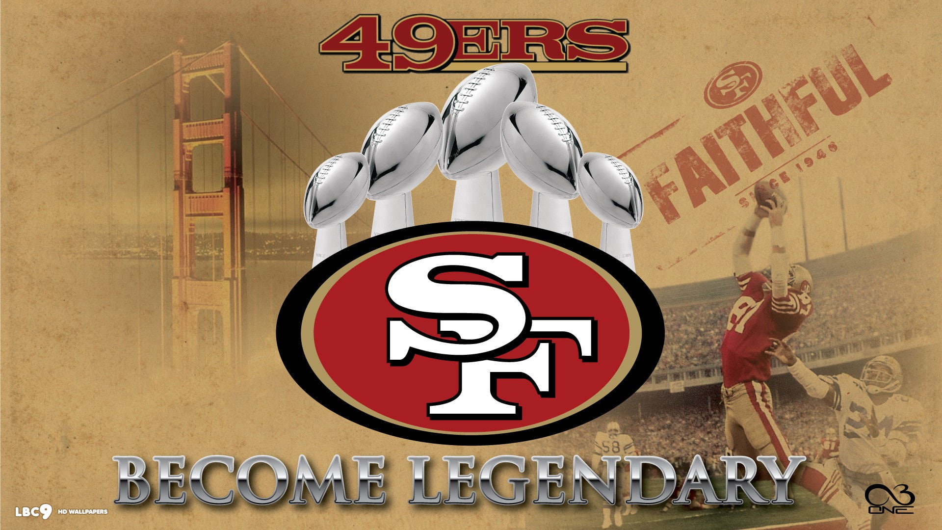 1080P, 49ers, francisco, san, football, nfl, HD Wallpaper