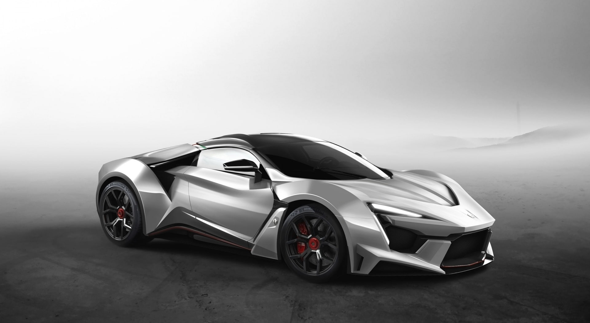 Cars, sports car, luxury, mountain, speed, transportation, racecar, studio shot, other, sports, no people, motor vehicle, silver colored, car, motion, fenyr, HD Wallpaper