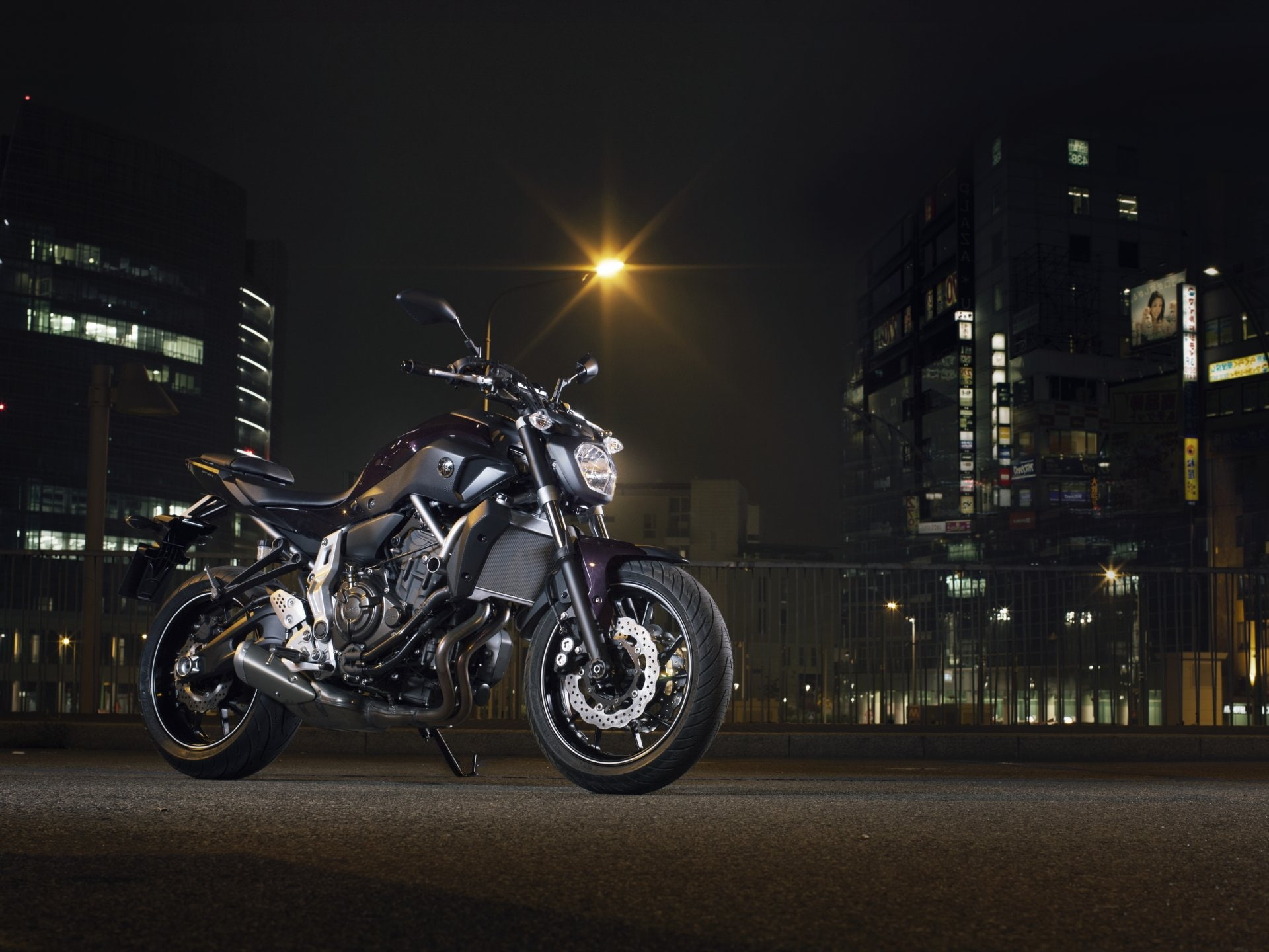 Yamaha MT-07, Vehicle, 1080P, Motorcycle, Yamaha, HD Wallpaper