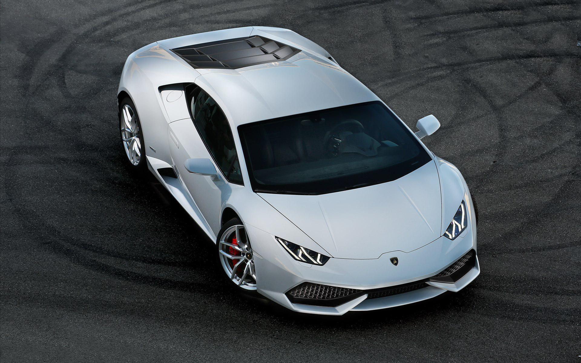 1080P, silver, cars, lamborghini, 2015, lambhorgini, lp, huracan, HD Wallpaper