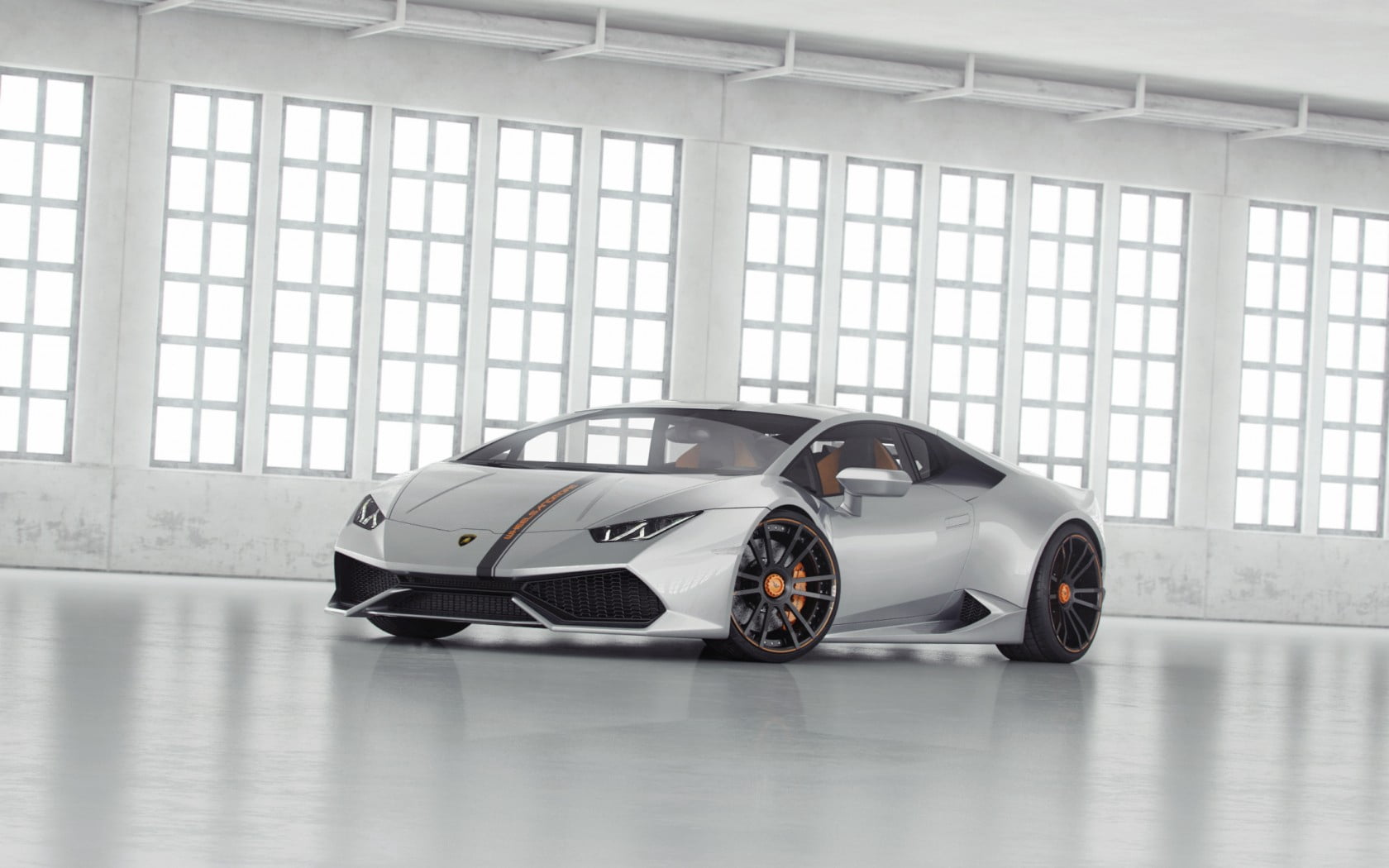 lp 610, land Vehicle, 720P, futuristic, sports, car, mode of Transport, luxury, mode of transportation, gray, bright, side view, no People, sports Car, HD Wallpaper