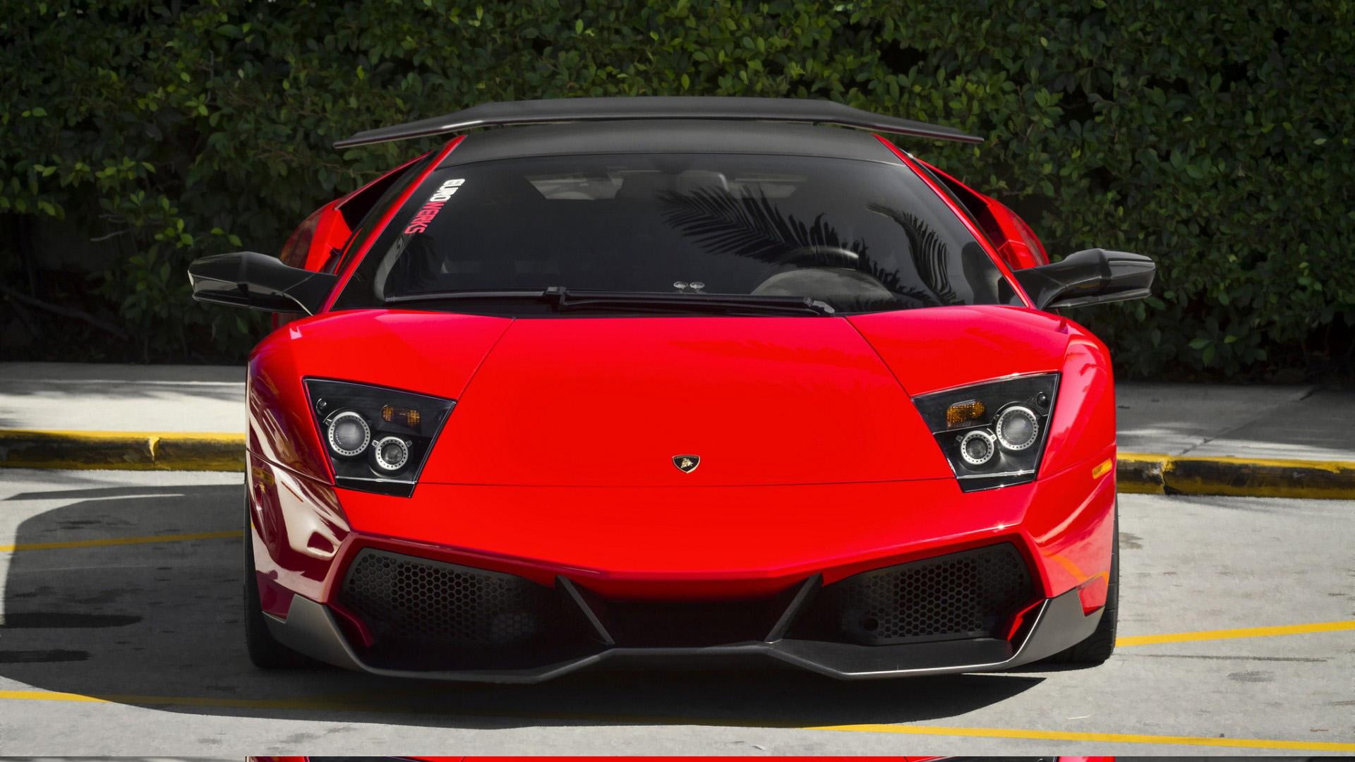 supercar, murcielago, red, 1080P, sv, lamborghini, lamborghini murcielago, lp670 sv, lp, HD Wallpaper