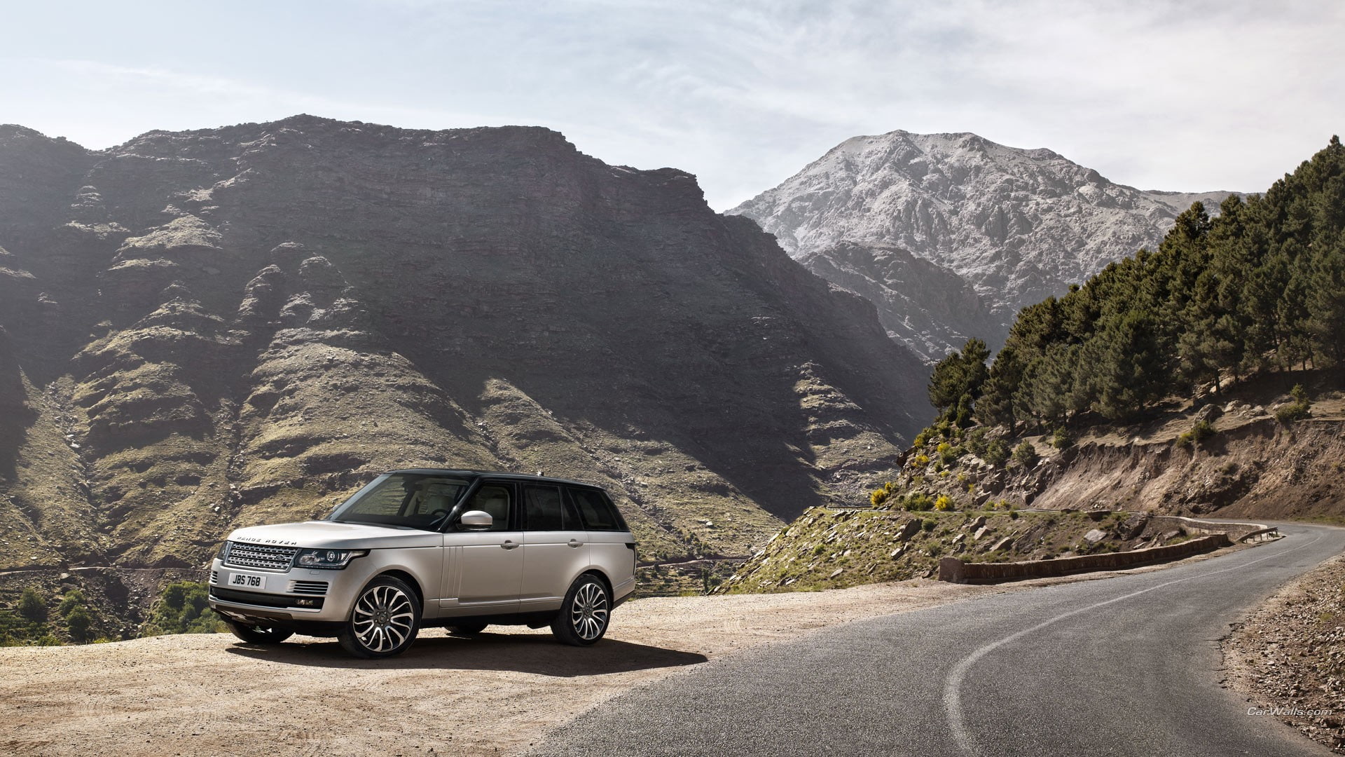 sports utility vehicle, car, non-urban scene, direction, scenics - nature, mountain range, adventure, nature, transportation, silver cars, formation, journey, HD Wallpaper