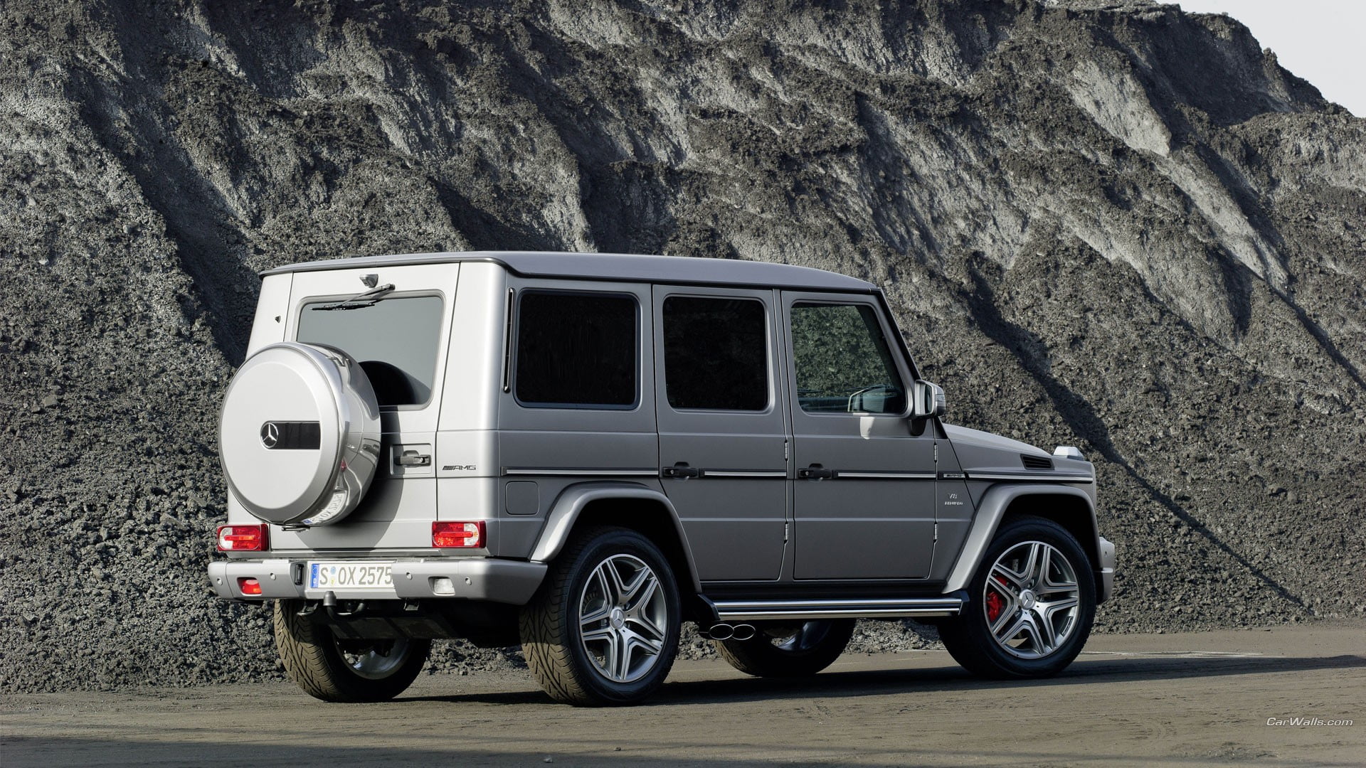 no people, off-road vehicle, rock formation, wheel, mountain, 1080P, gray, wrangler, day, transportation, black, rock, silver cars, car, street, solid, HD Wallpaper