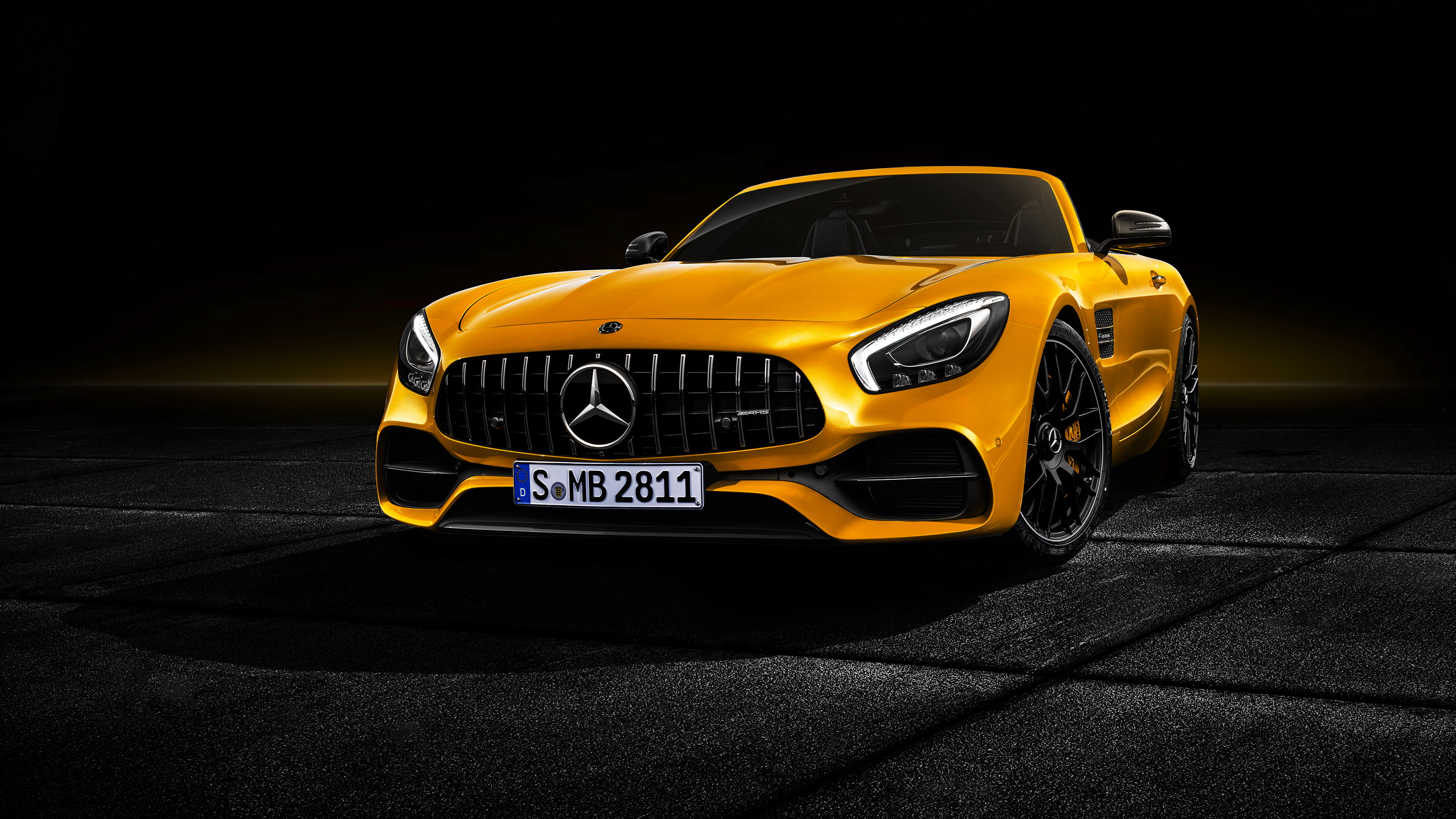 4K, 2018, Mercedes-AMG GT S Roadster, 4K, HD Wallpaper