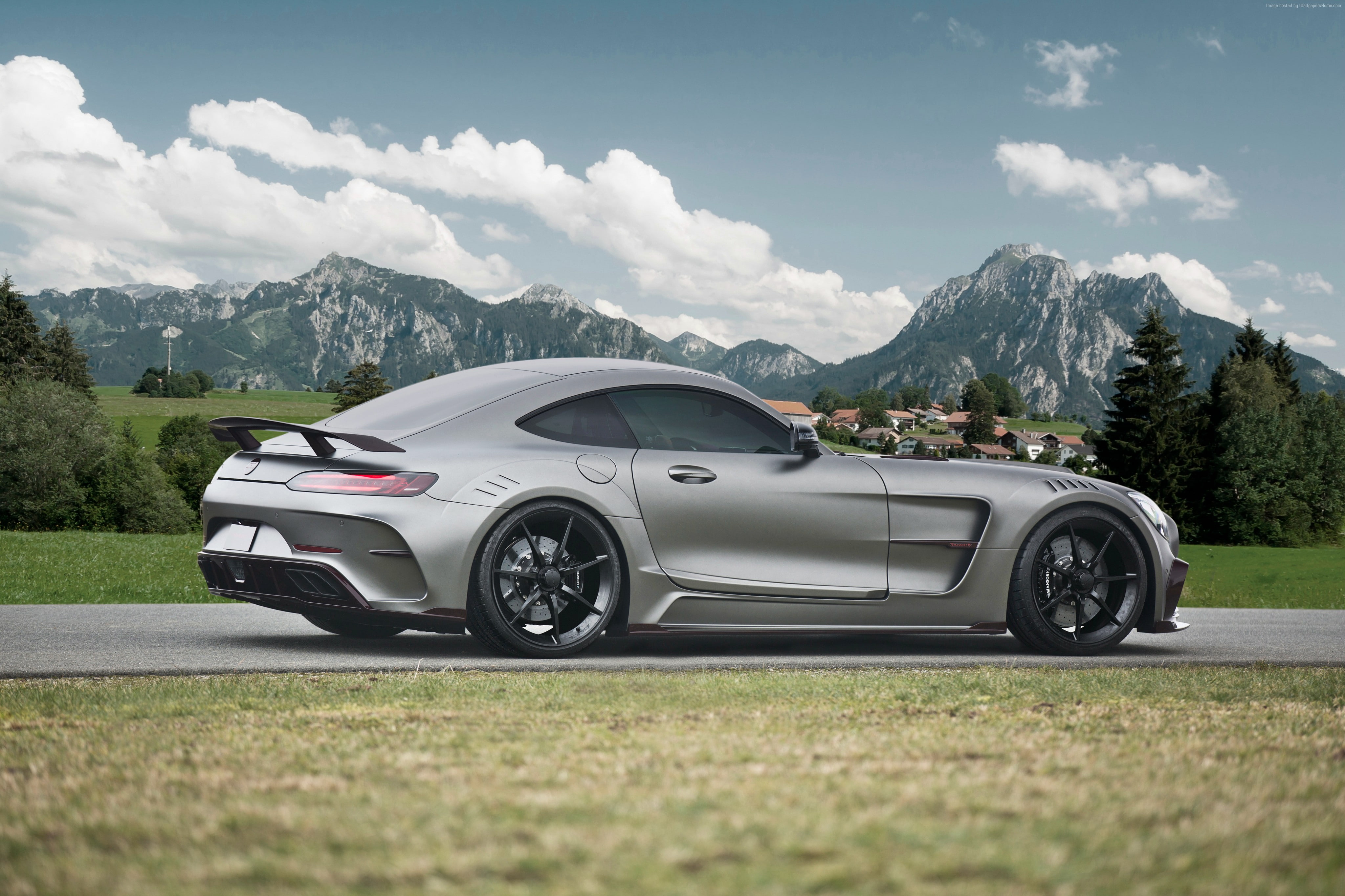 Mansory Mercedes AMG GT S, 4K, Geneva Auto Show 2016, silver, Coupe, HD Wallpaper
