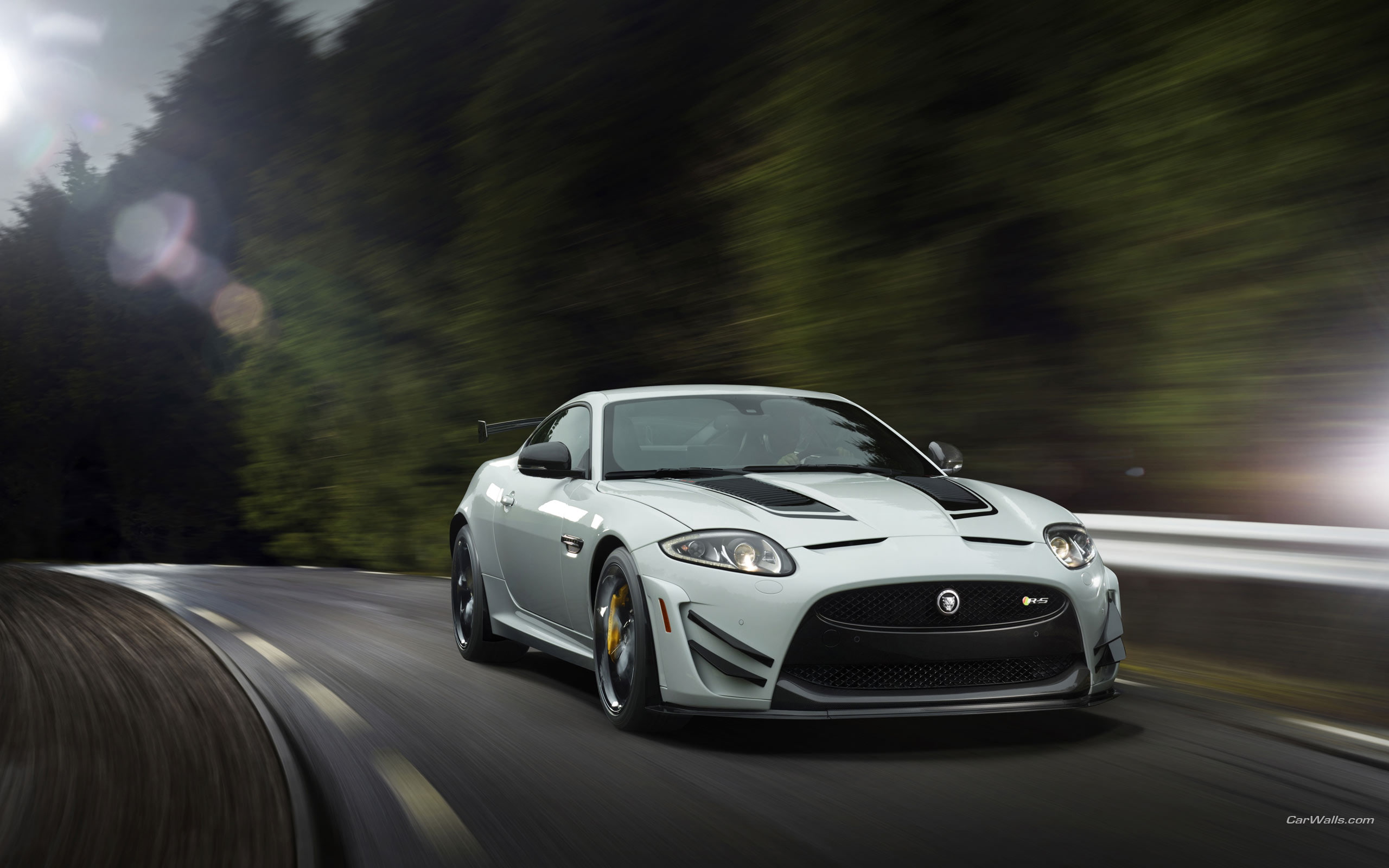 gt, blur, white, hd, motion, xkr, s, 2K, jaguar, car, cars, luxury, road, HD Wallpaper