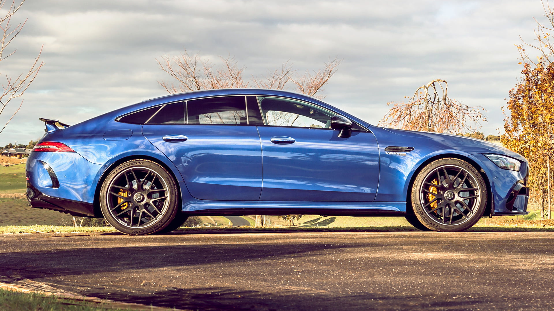 Luxury Car, Grand Tourer, Car, Mercedes-AMG GT 63 S, 1080P, Blue Car, Mercedes-Benz, HD Wallpaper