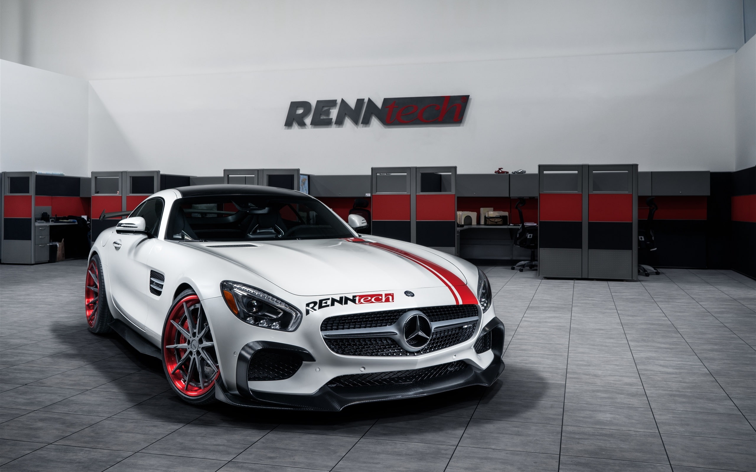 Car, s, Mercedes, Front, View, Benz, White, GT, 2K, HD Wallpaper