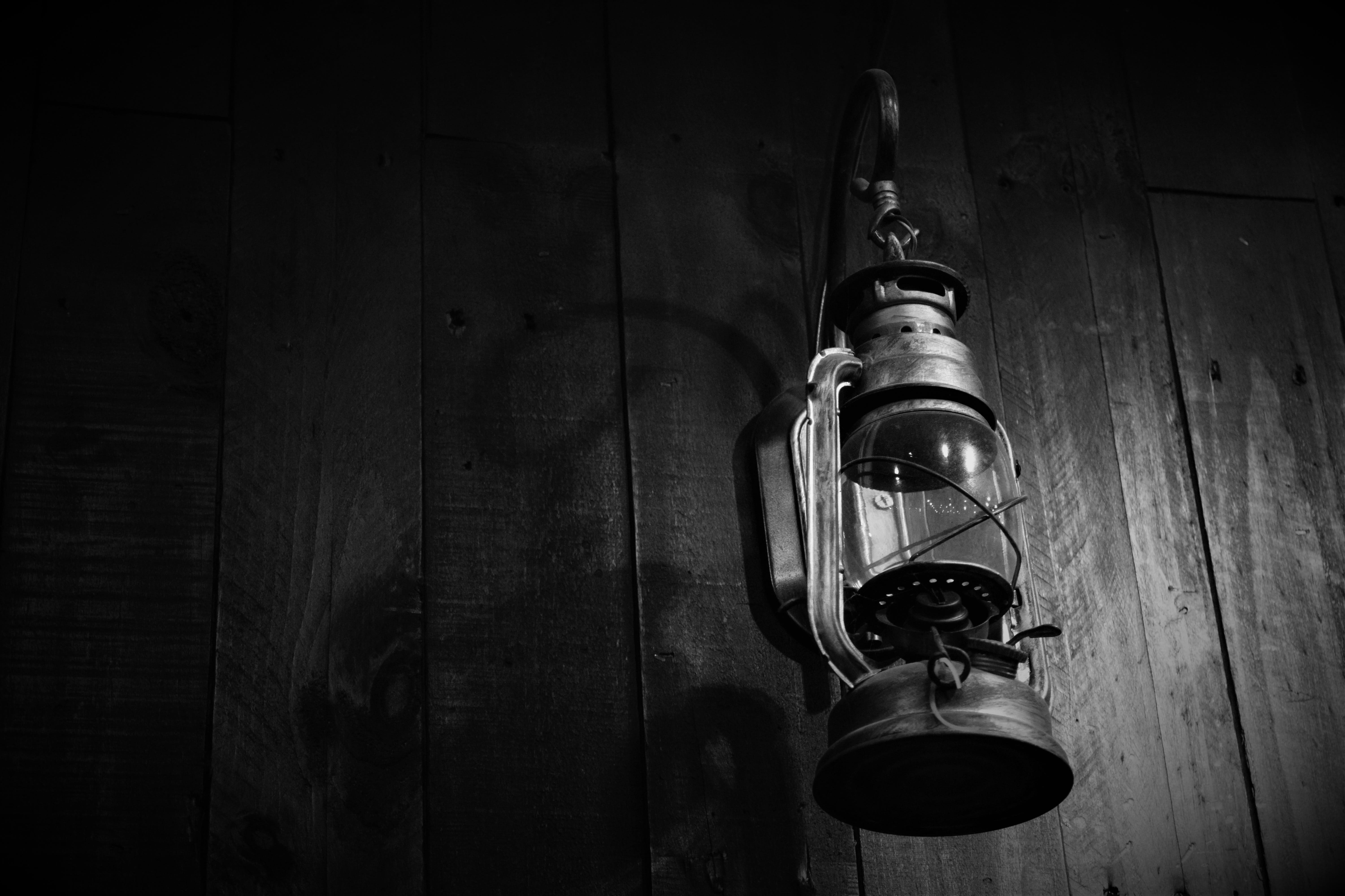 metal, low angle view, light bulb, built structure, used, 5K, wall - building feature, hurricane lamp, electricity, ceiling, wood - material, antique, HD Wallpaper