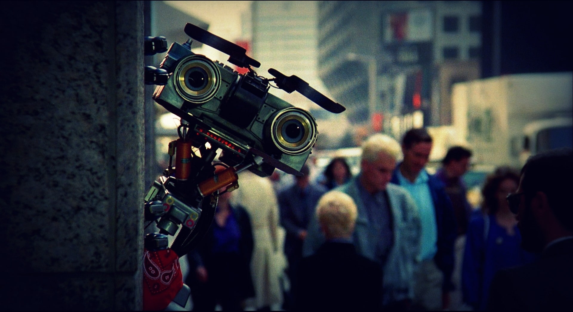 New York City, Johnny 5, 1080P, TV, Short Circuit, movies, life, science fiction, robot, HD Wallpaper