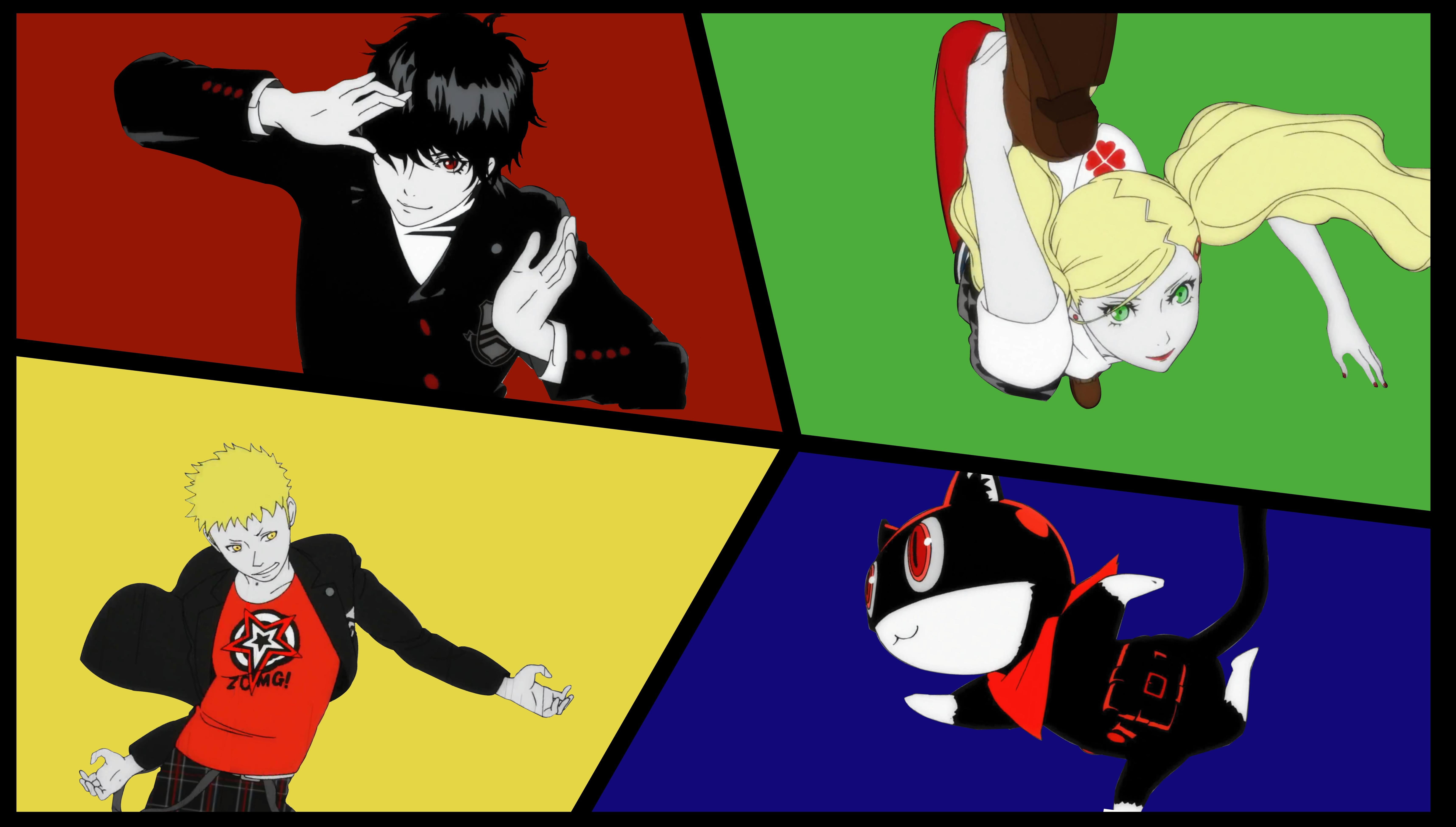 assorted, art and craft, men, 5K, representation, transfer print, people, Persona series, human representation, creativity, adult, outdoors, nature, Persona 5, HD Wallpaper
