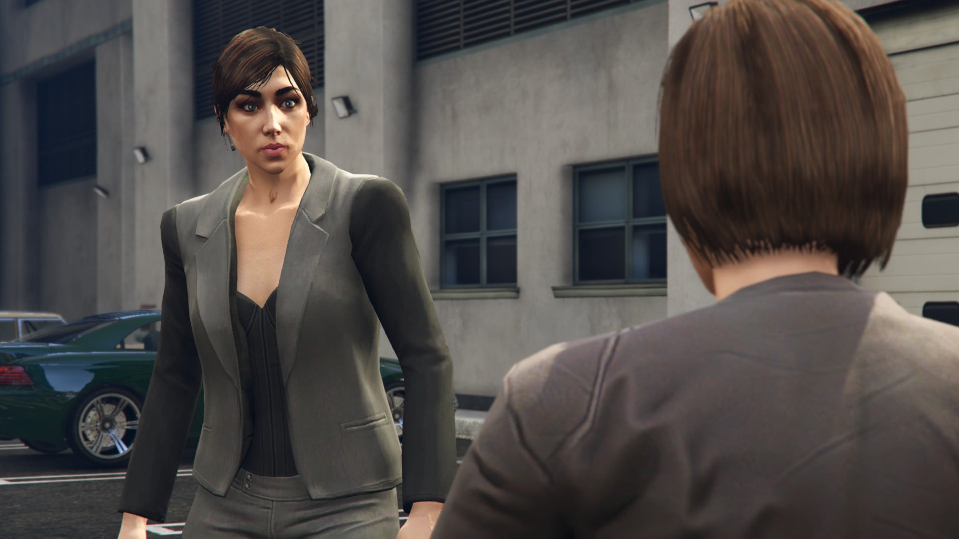 well-dressed, charlie, 1080P, Grand Theft Auto V, young adult, standing, businesswoman, Los Santos, adult, real people, young women, business person, people, HD Wallpaper