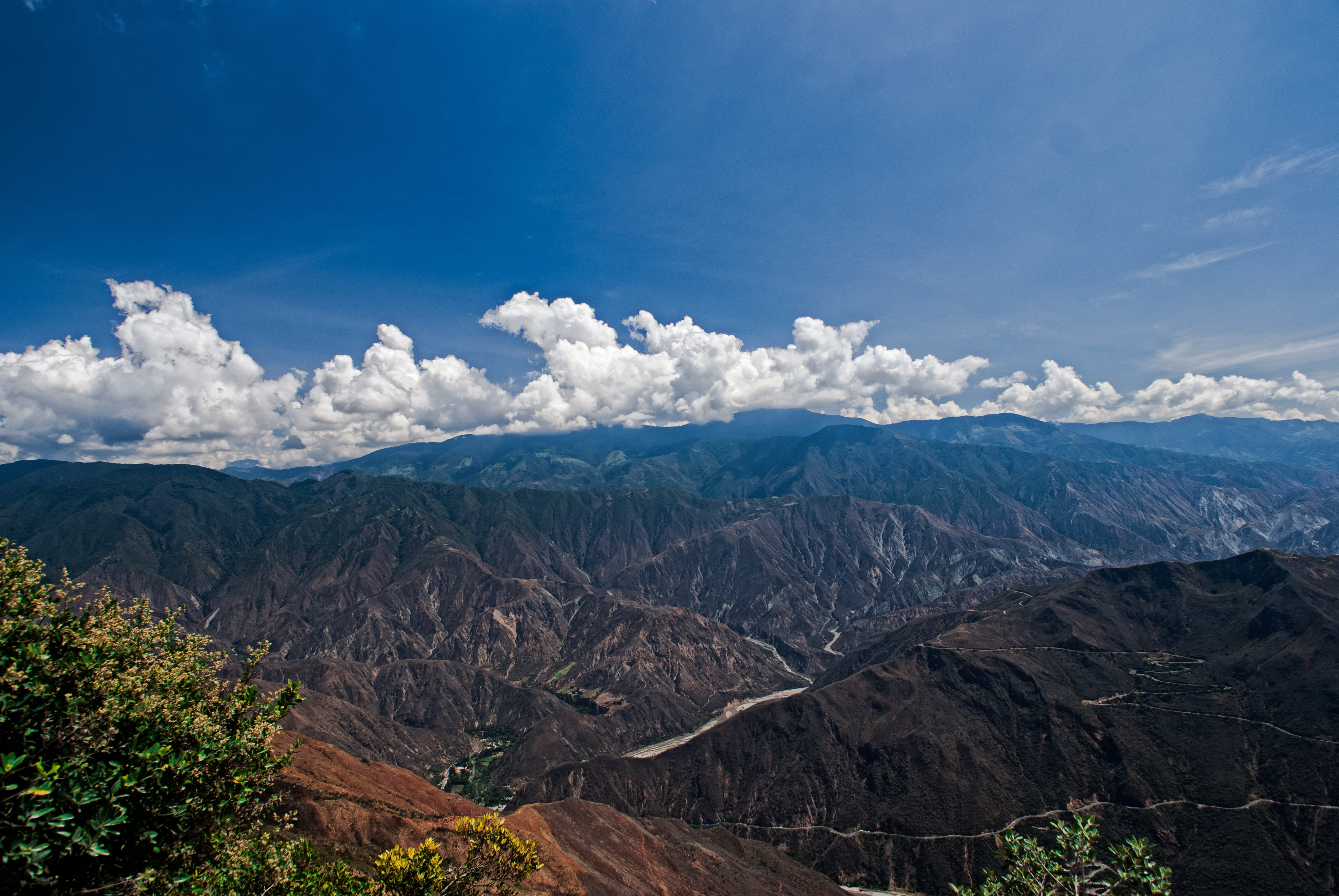 landscape, colombia, angle, cloud - sky, mountain, mountain peak, geology, photography, tranquility, 4K, nature, non-urban scene, high, scenics - nature, HD Wallpaper