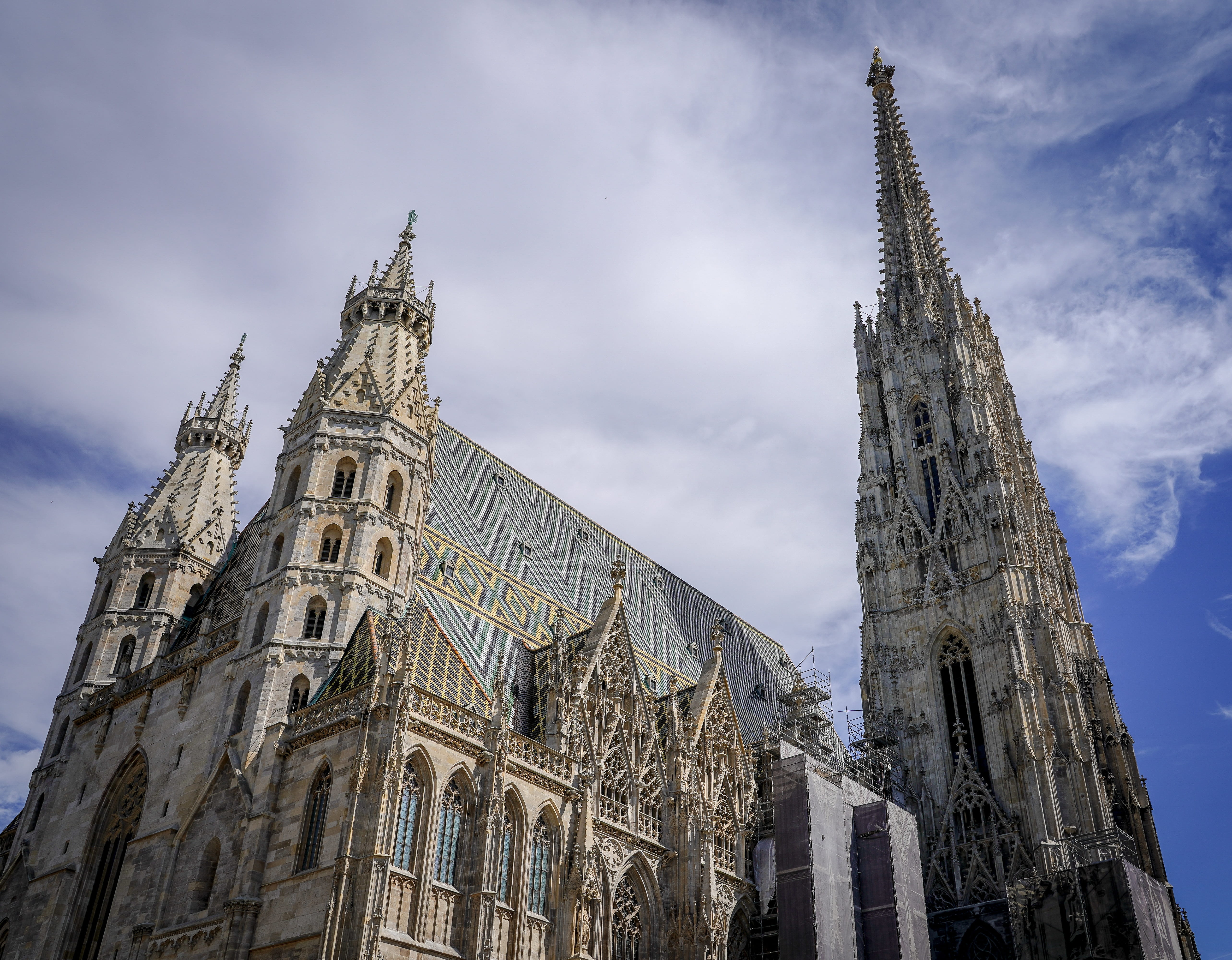 spirituality, tall - high, tourism, vienna, belief, travel destinations, ornate, historically, travel, city, austria, place of worship, gothic style, 5K, HD Wallpaper