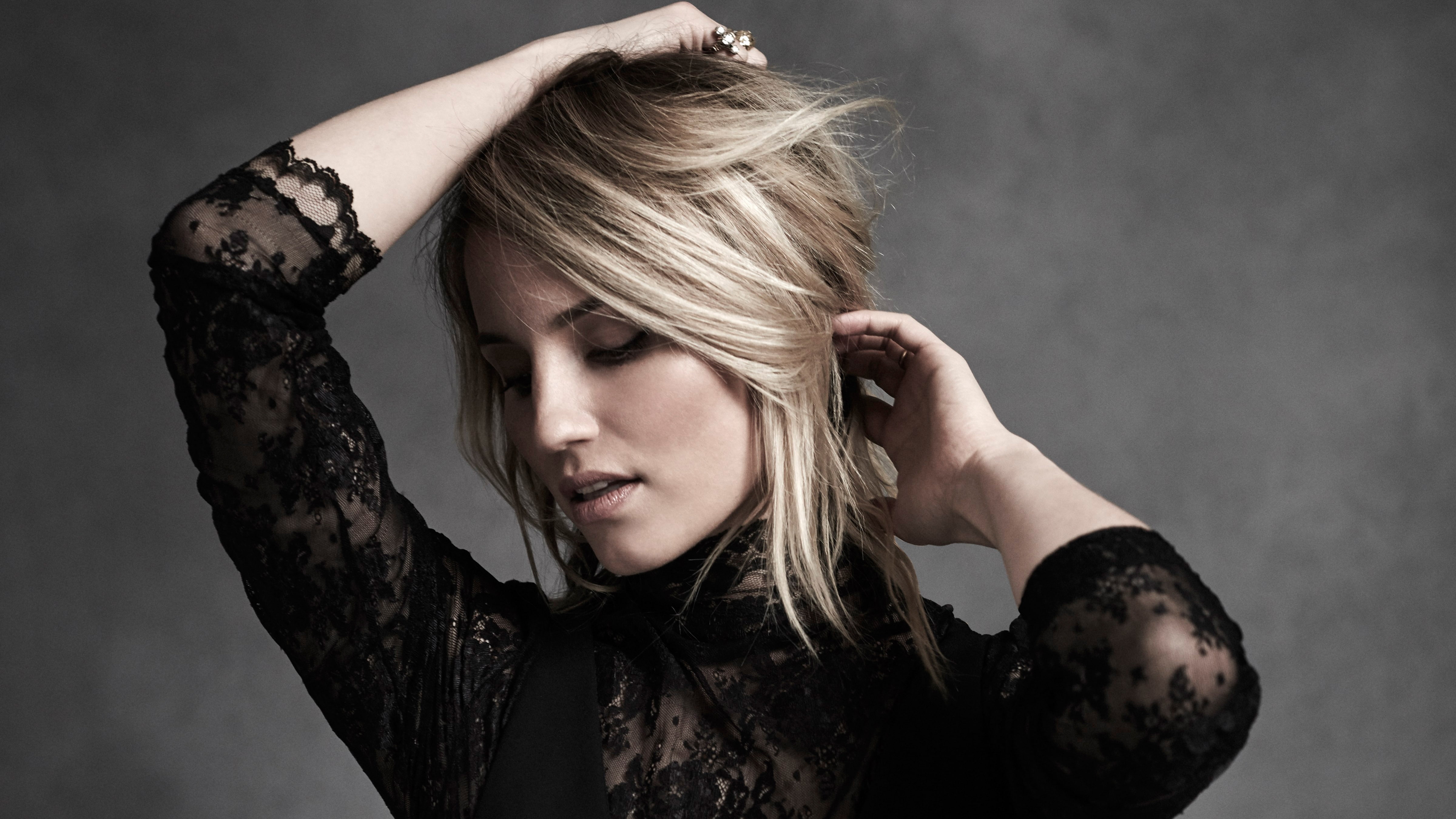 American actress, 4K, 4K, Dianna Agron, La Ligne, HD Wallpaper