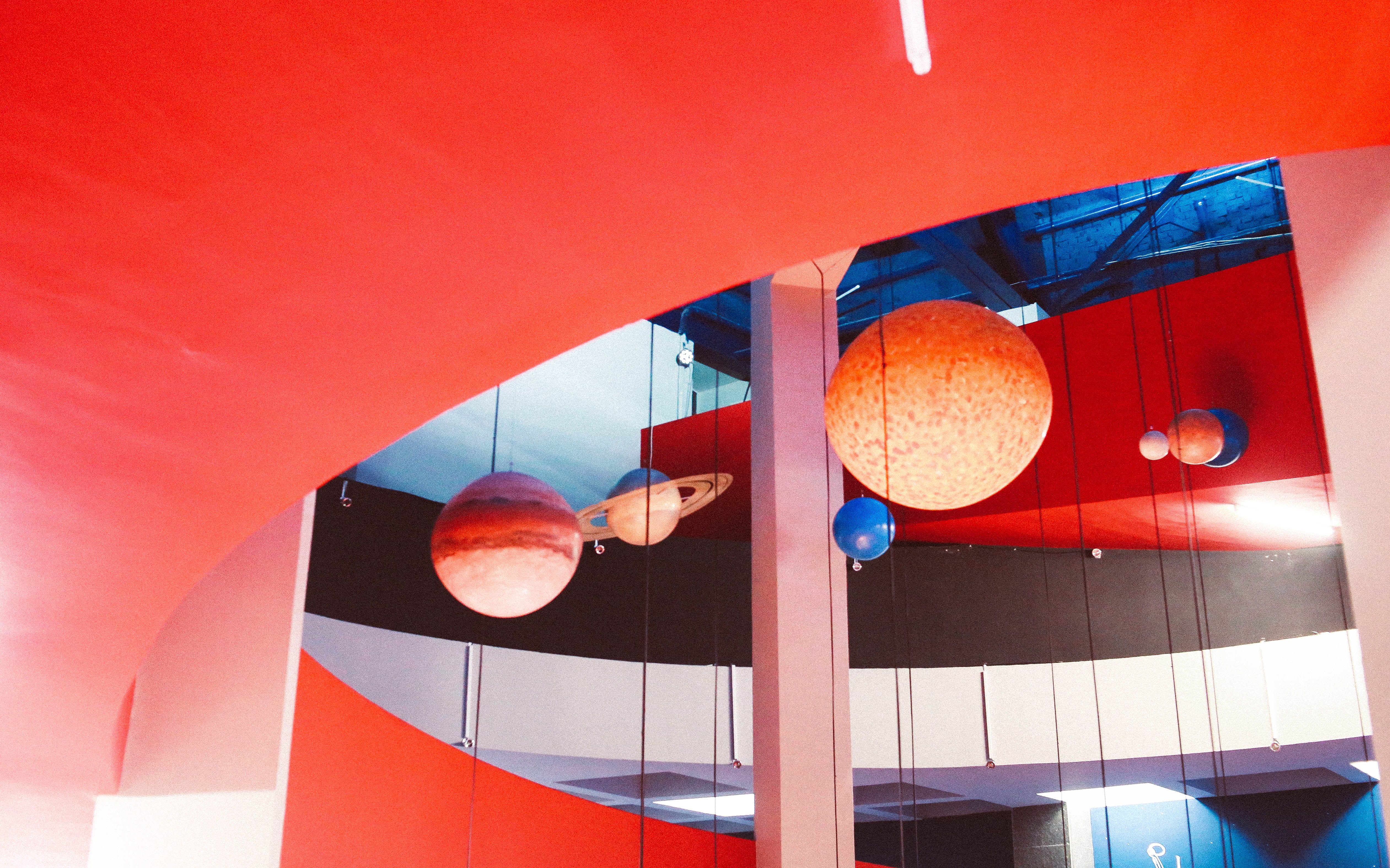 regulated, hanging, planetoid, electric lamp, celestial body, day, great, enormous, organic, vast, orderly, catchall, low angle view, ceiling, no people, HD Wallpaper