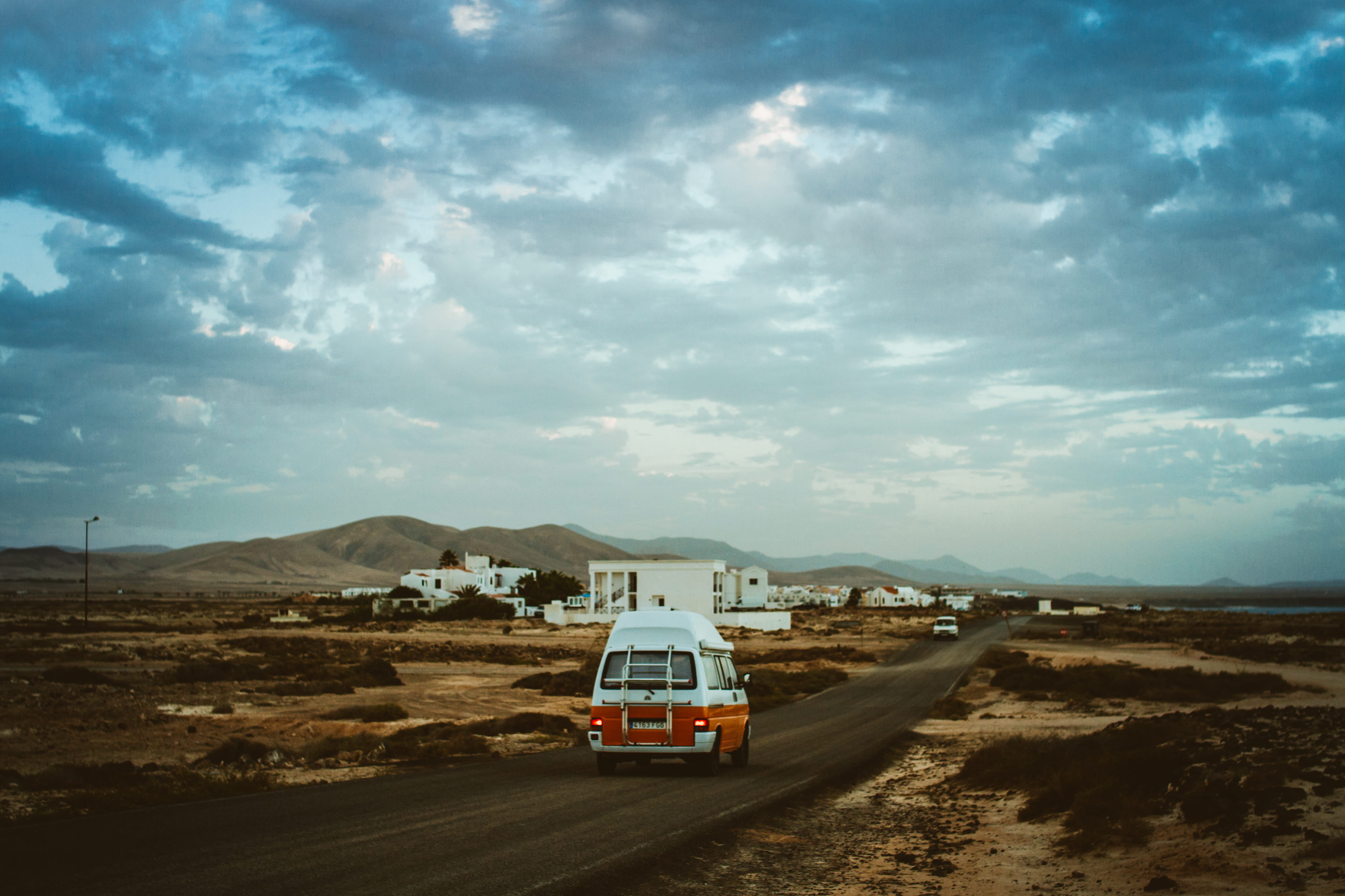climate, land vehicle, no people, environment, car, el cotillo, non-urban scene, desert, canary islands, road, landscape, nature, fuerteventura, beauty in nature, HD Wallpaper