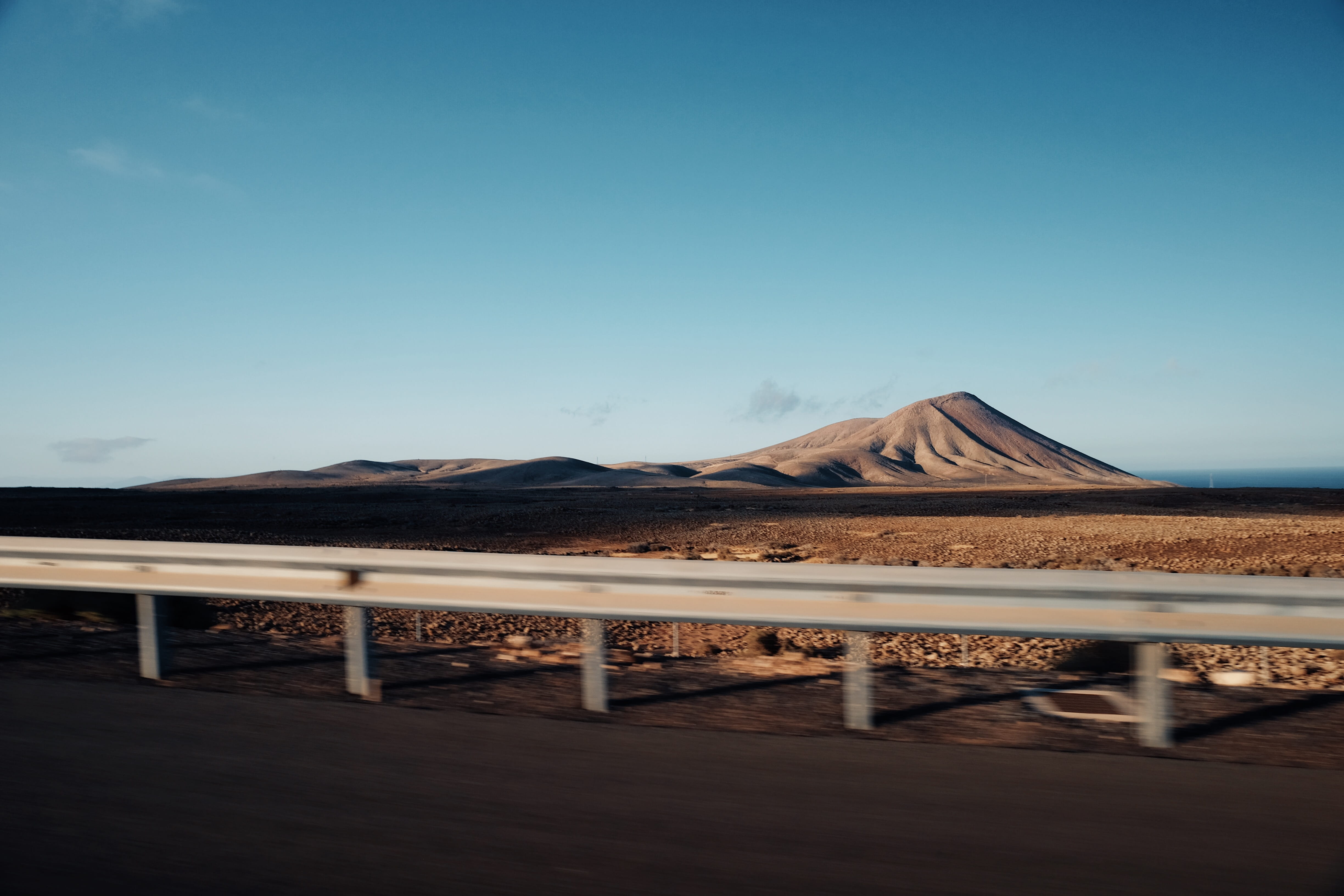 nature, wood, movement, way, steel, beauty in nature, horizon, overpass, copy space, scenics - nature, arid climate, safety barrier, motion, landscape, HD Wallpaper