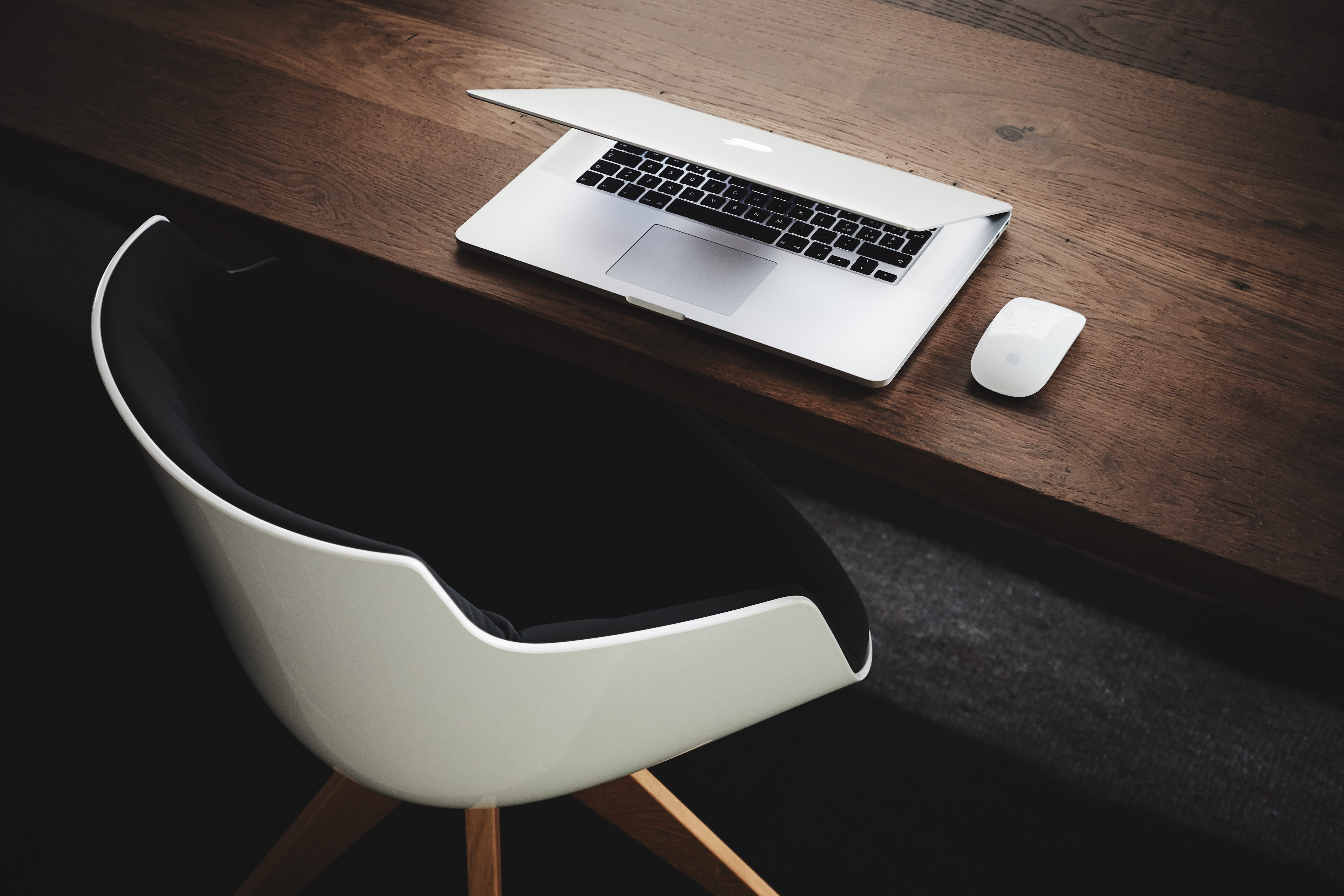communication, computer equipment, computer, cup, indoors, 5K, furniture, seat, no people, business, table, connection, technology, mouse, magic mouse, HD Wallpaper