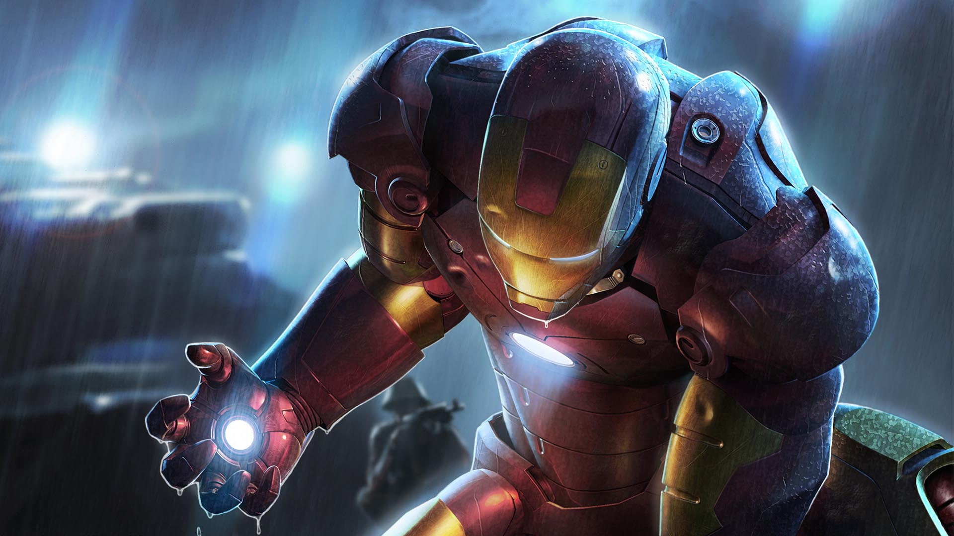 hd, man, charging, 1080P, iron, iron man, HD Wallpaper