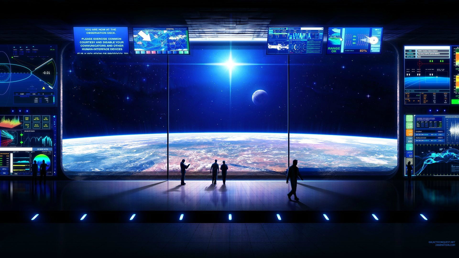 astronomy, looking, standing, science, star - space, science fiction, people, planet, connection, two people, men, space, futuristic, full length, nature, HD Wallpaper