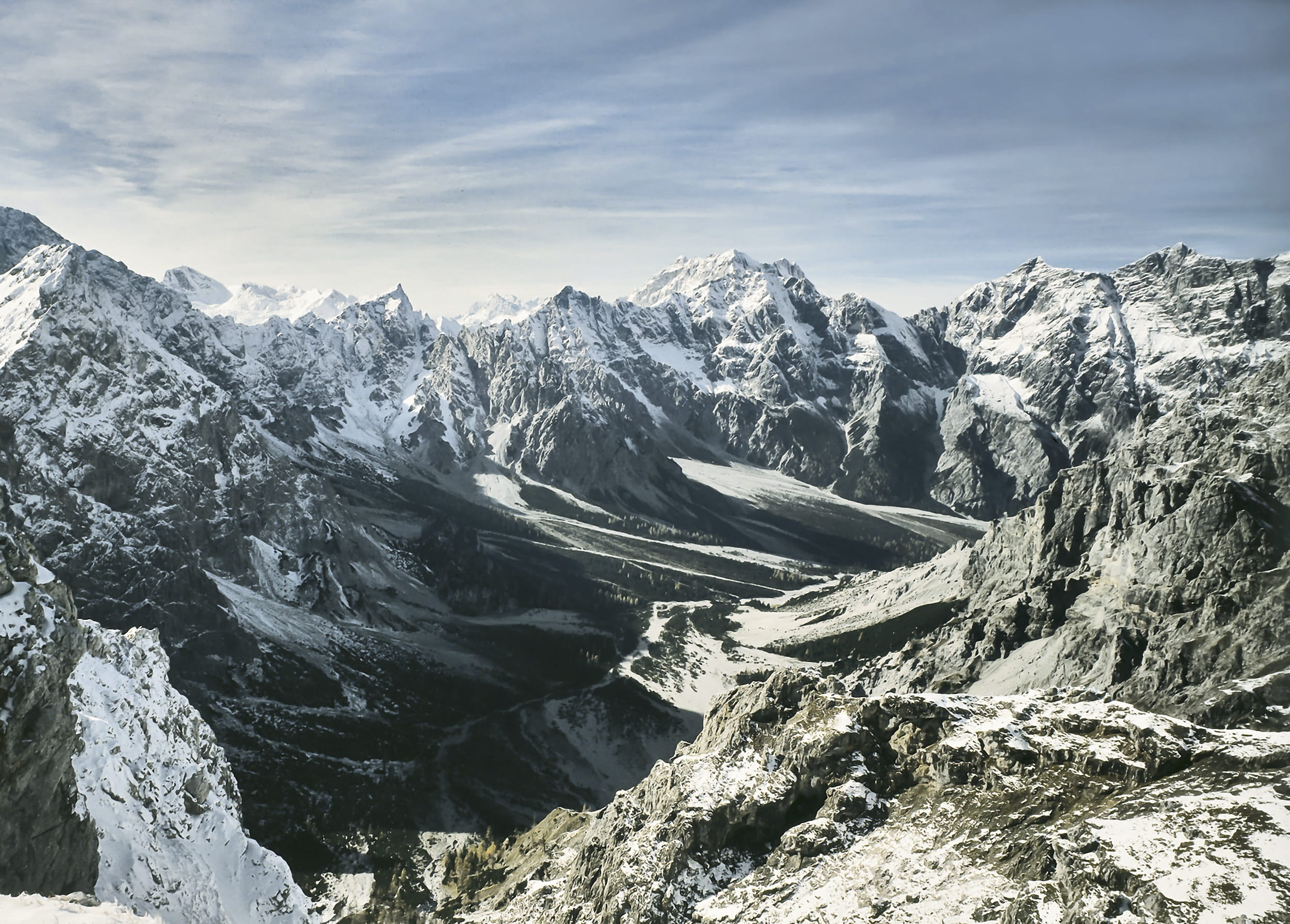 tranquil scene, snow, berchtesgaden national park, non-urban scene, bavarian alps, berchtesgadener land, ramsau, view, no people, environment, 1080P, mountains, HD Wallpaper