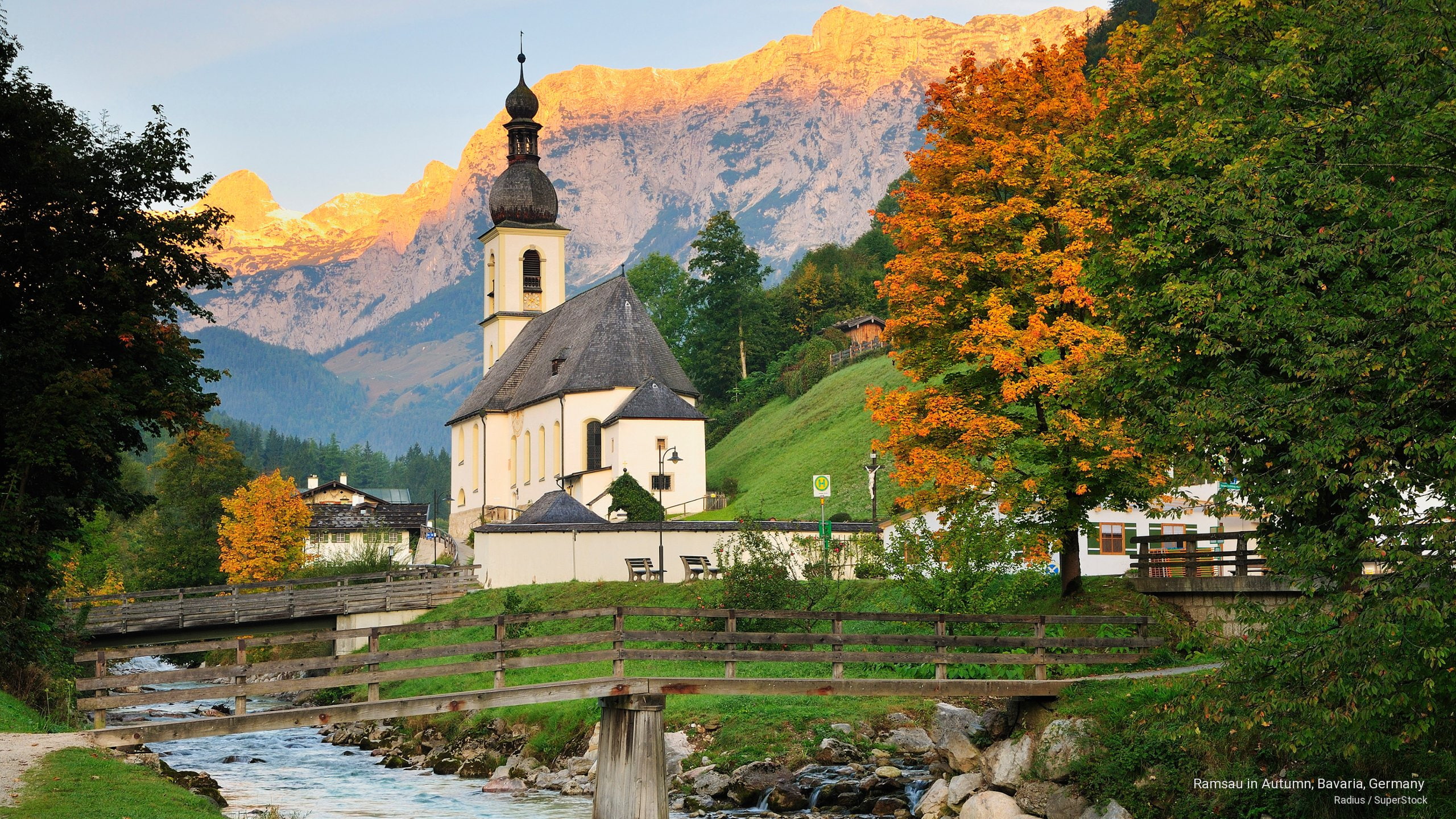 ramsau, autumn, Fall, 2K, germany, bavaria, HD Wallpaper