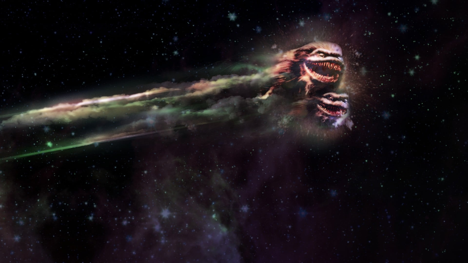 one person, anger, galaxy, headshot, adult, space, bizarre, portrait, astronomy, two, Critters (movie), fear, night, nature, young adult, mystery, creature, HD Wallpaper