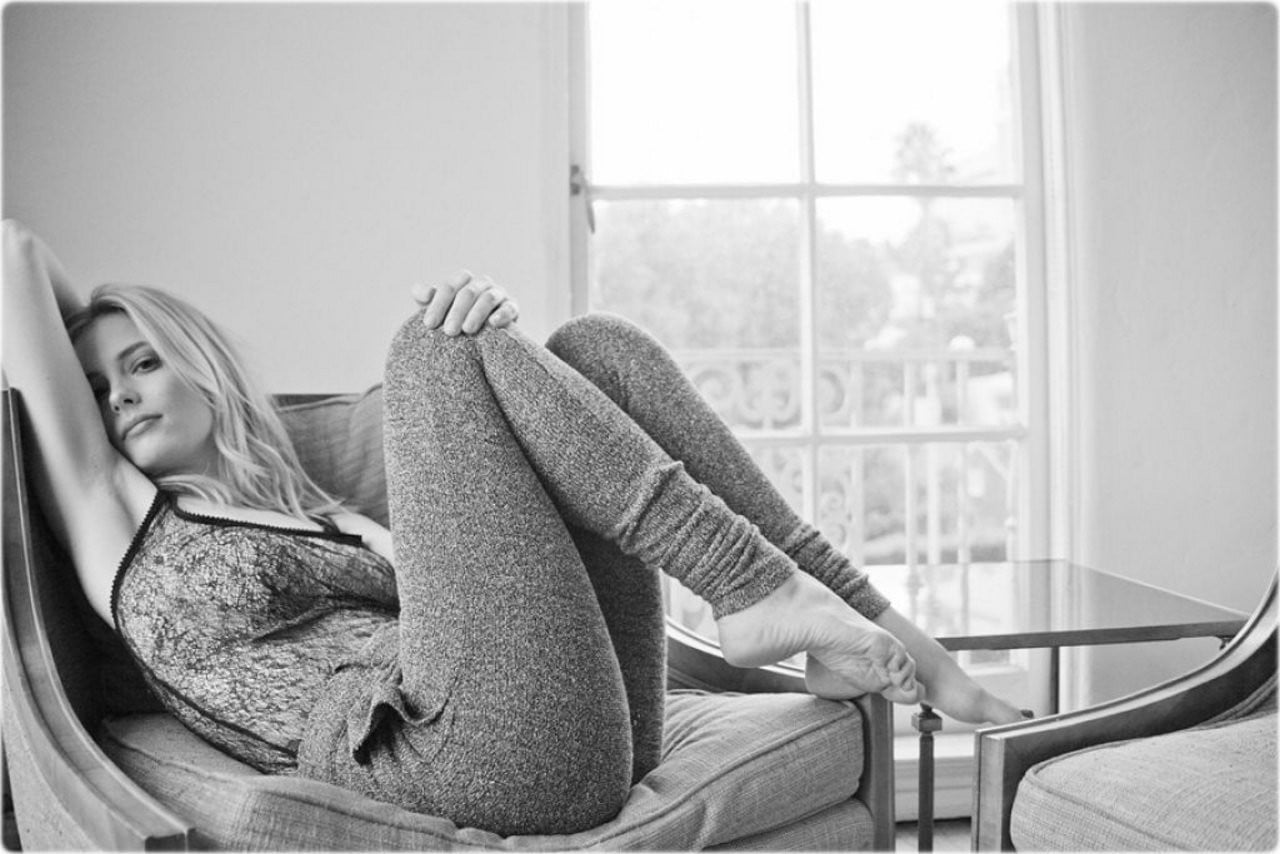beauty, Gillian  Jacobs, casual clothing, pants, relaxation, living room, blonde, comfortable, hairstyle, blond hair, full length, window, long hair, yoga, HD Wallpaper